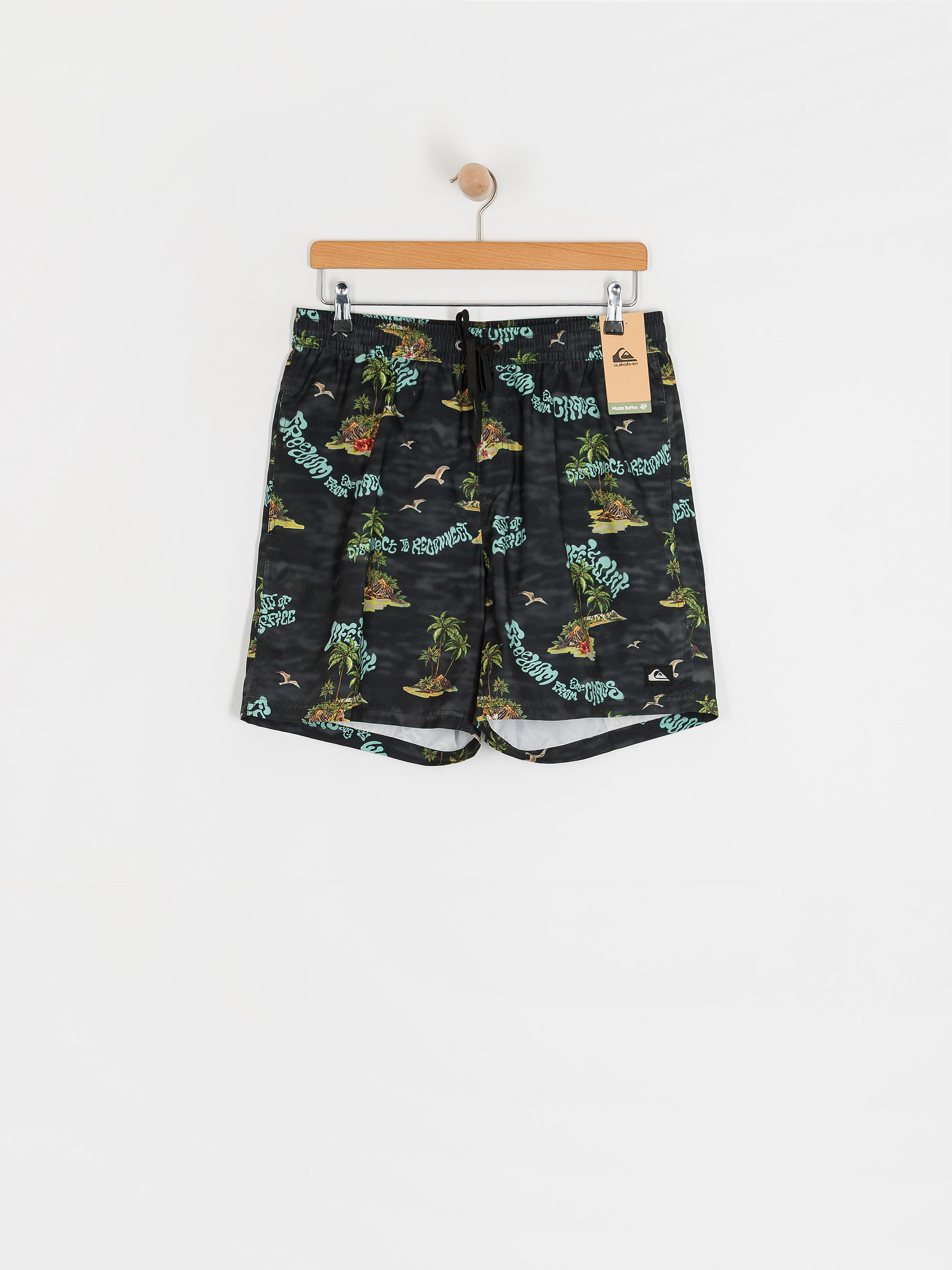 Шорти Quiksilver Everyday Straight Volley 17 (black naturama)