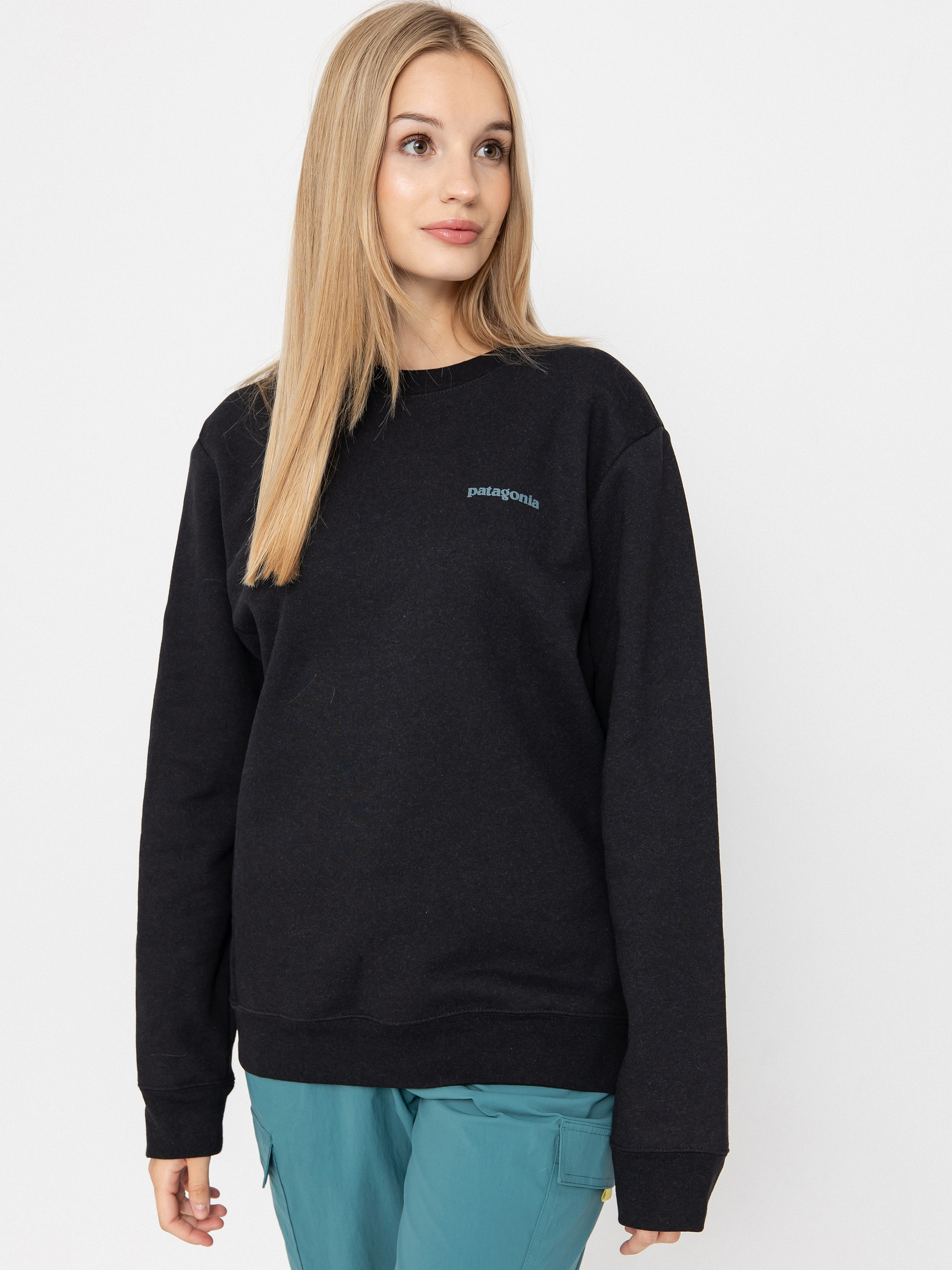 Світшот Patagonia Fitz Roy Icon Uprisal (ink black)