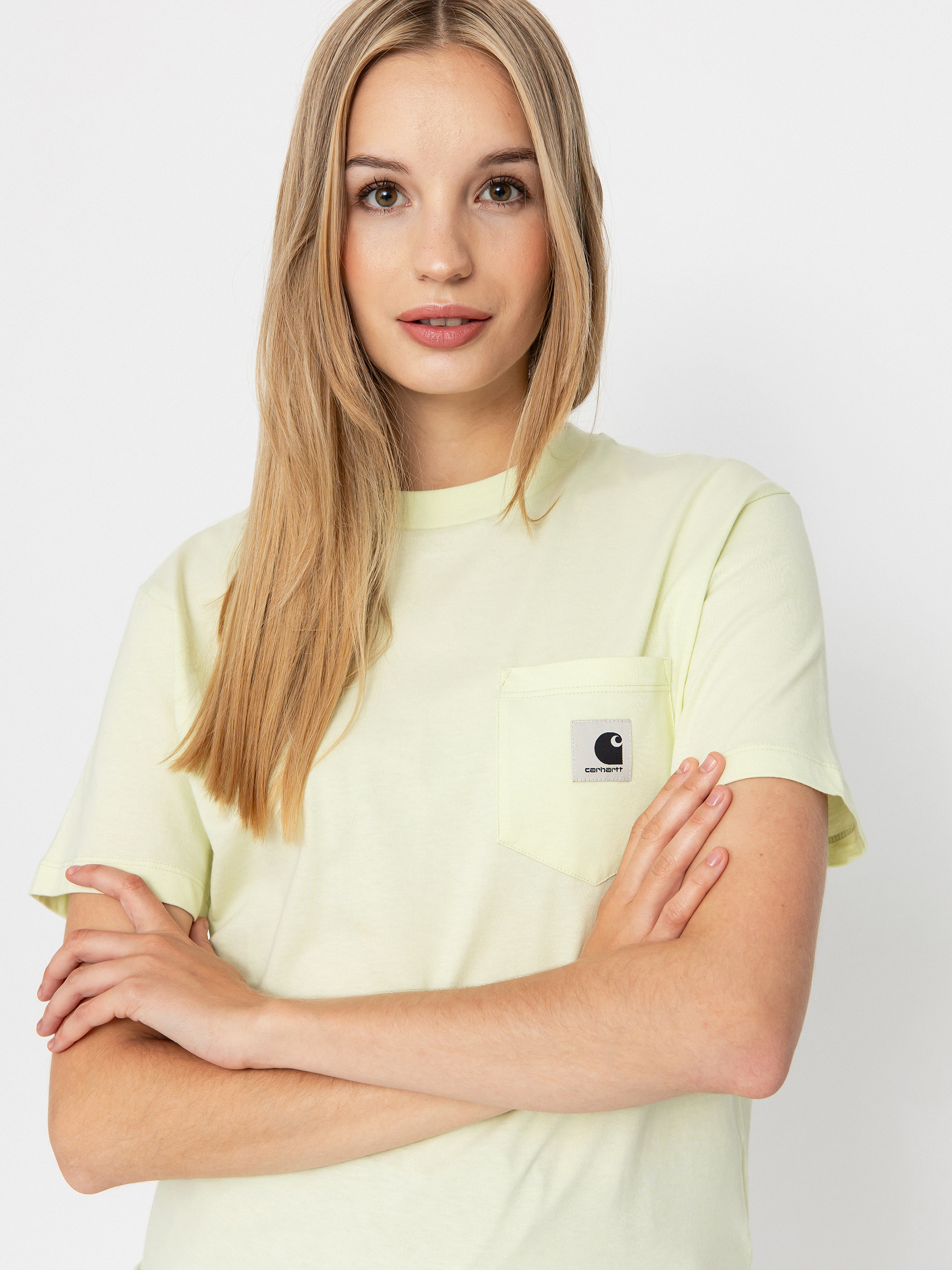 Футболка Carhartt WIP Pocket Wmn (air green)