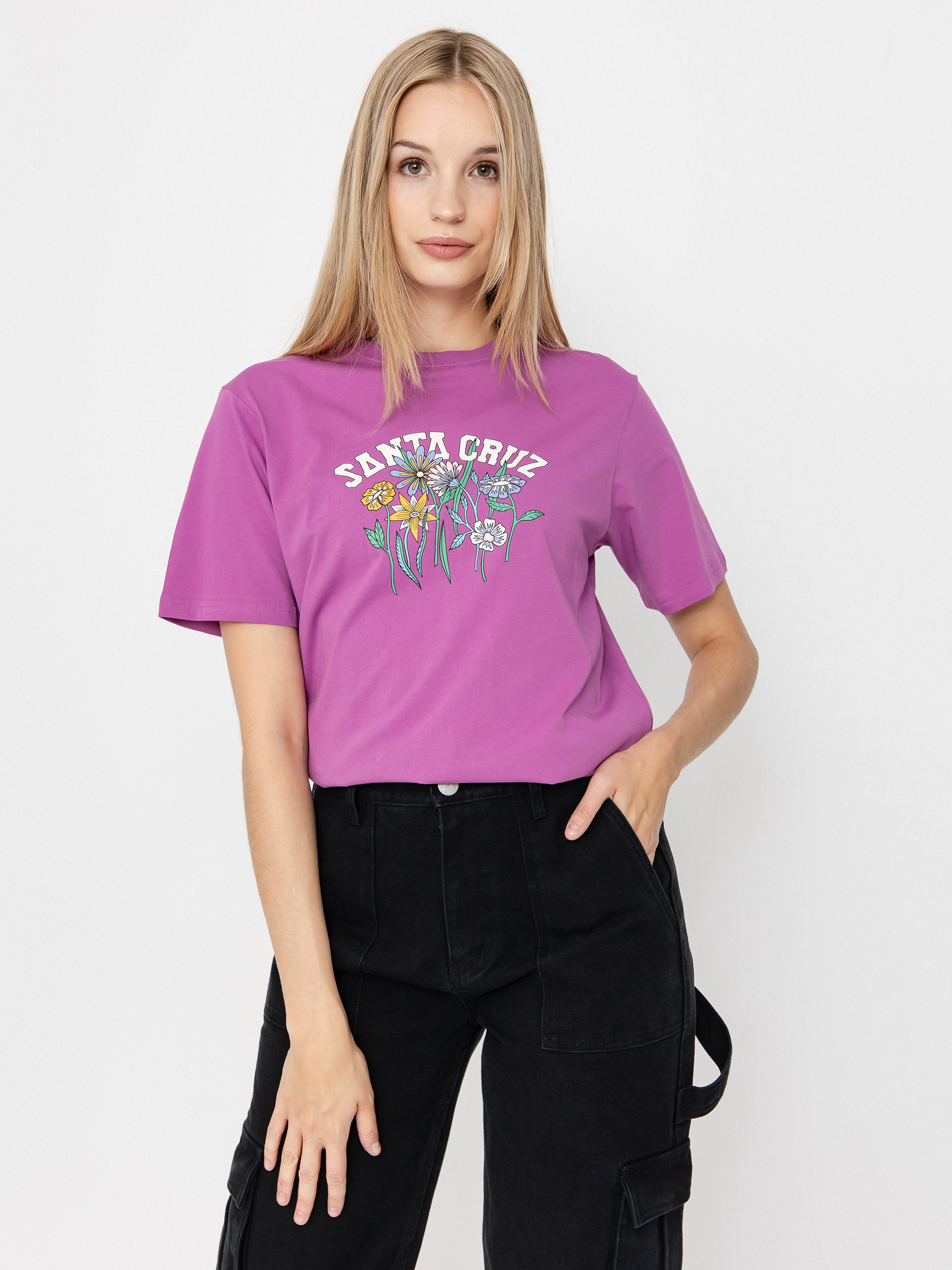 Футболка Santa Cruz Field Strip Wmn (hyper violet)