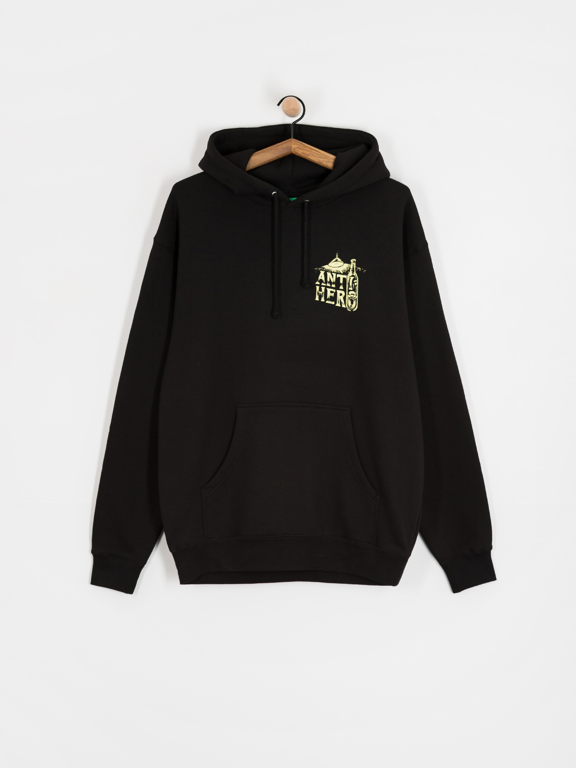 Худі Antihero Carnales Reposado HD (black w/pale yellow prints)