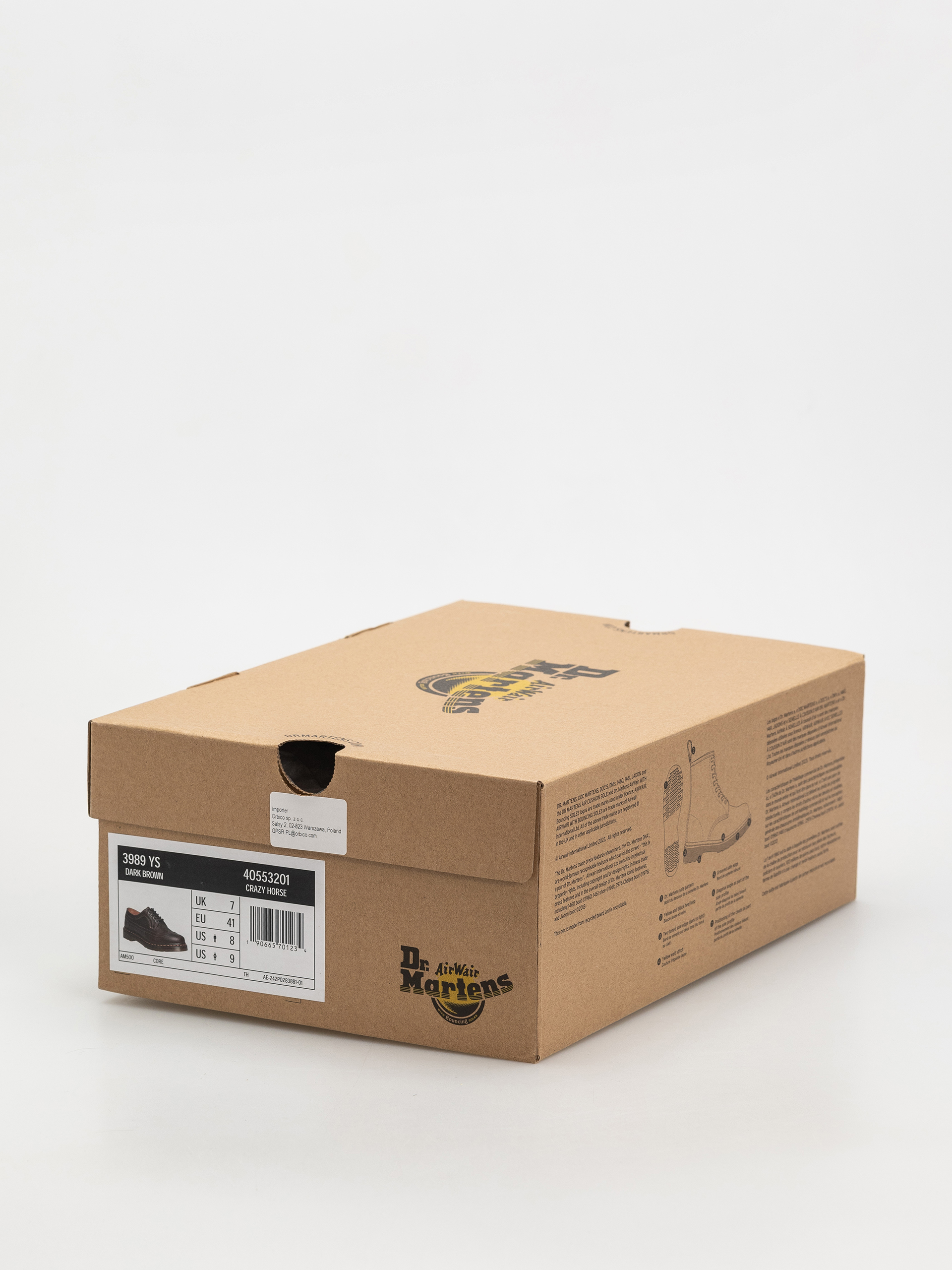 Взуття Dr. Martens 3989 YS (dark brown crazy horse)