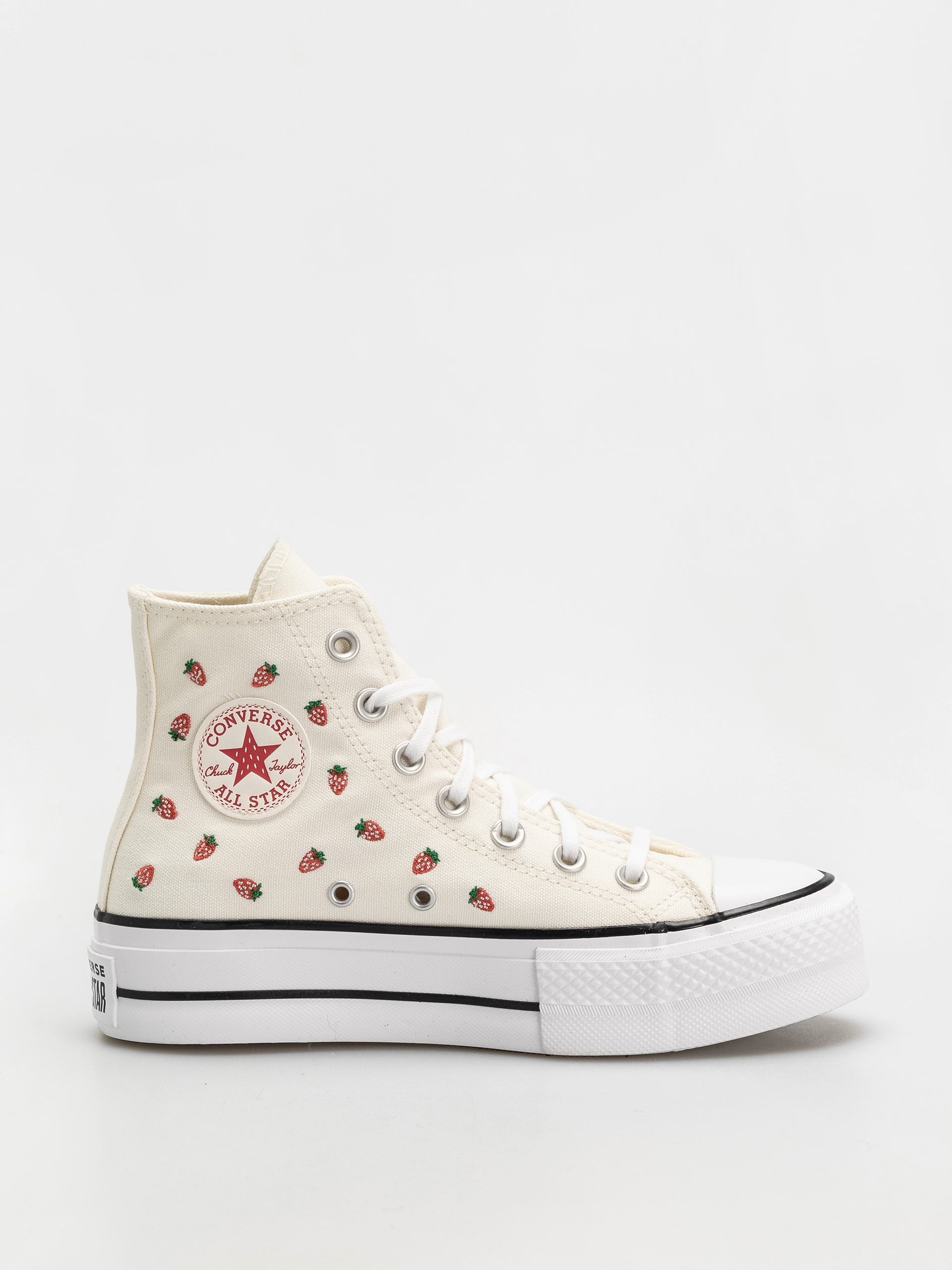 Кеди Converse Chuck Taylor All Star Lift Hi Wmn (egret/soft red/white)