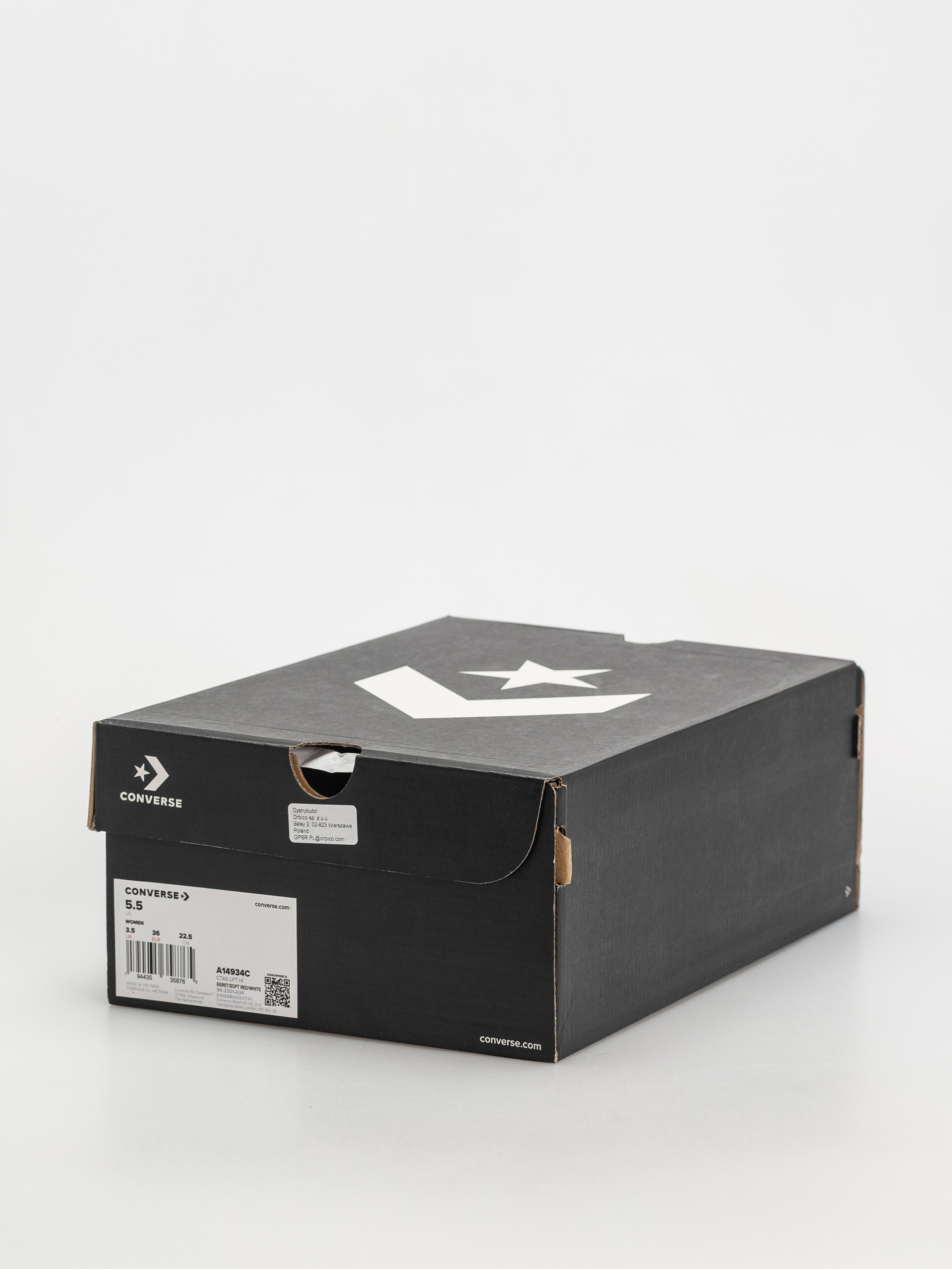 Кеди Converse Chuck Taylor All Star Lift Hi Wmn (egret/soft red/white)