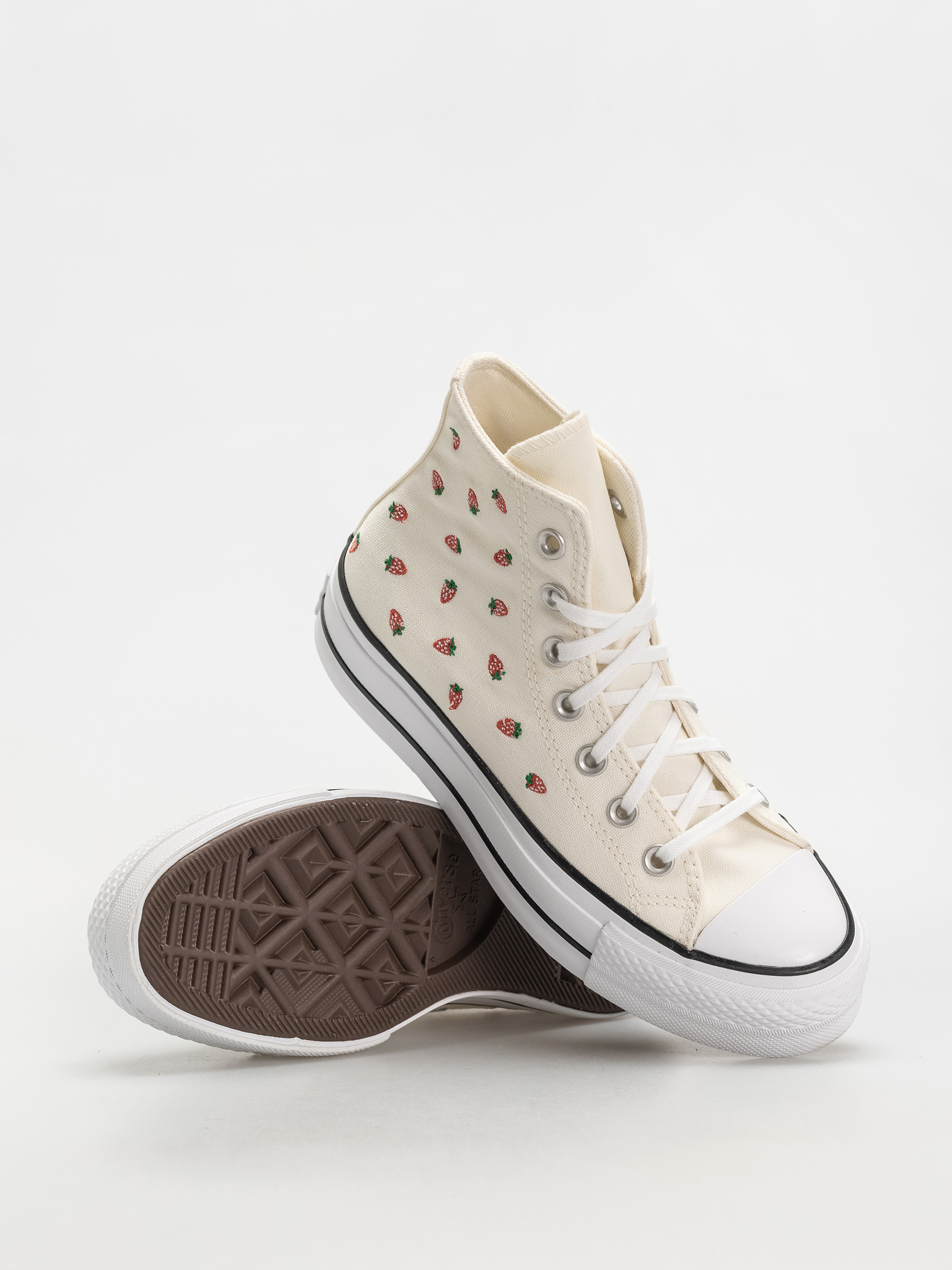 Кеди Converse Chuck Taylor All Star Lift Hi Wmn (egret/soft red/white)