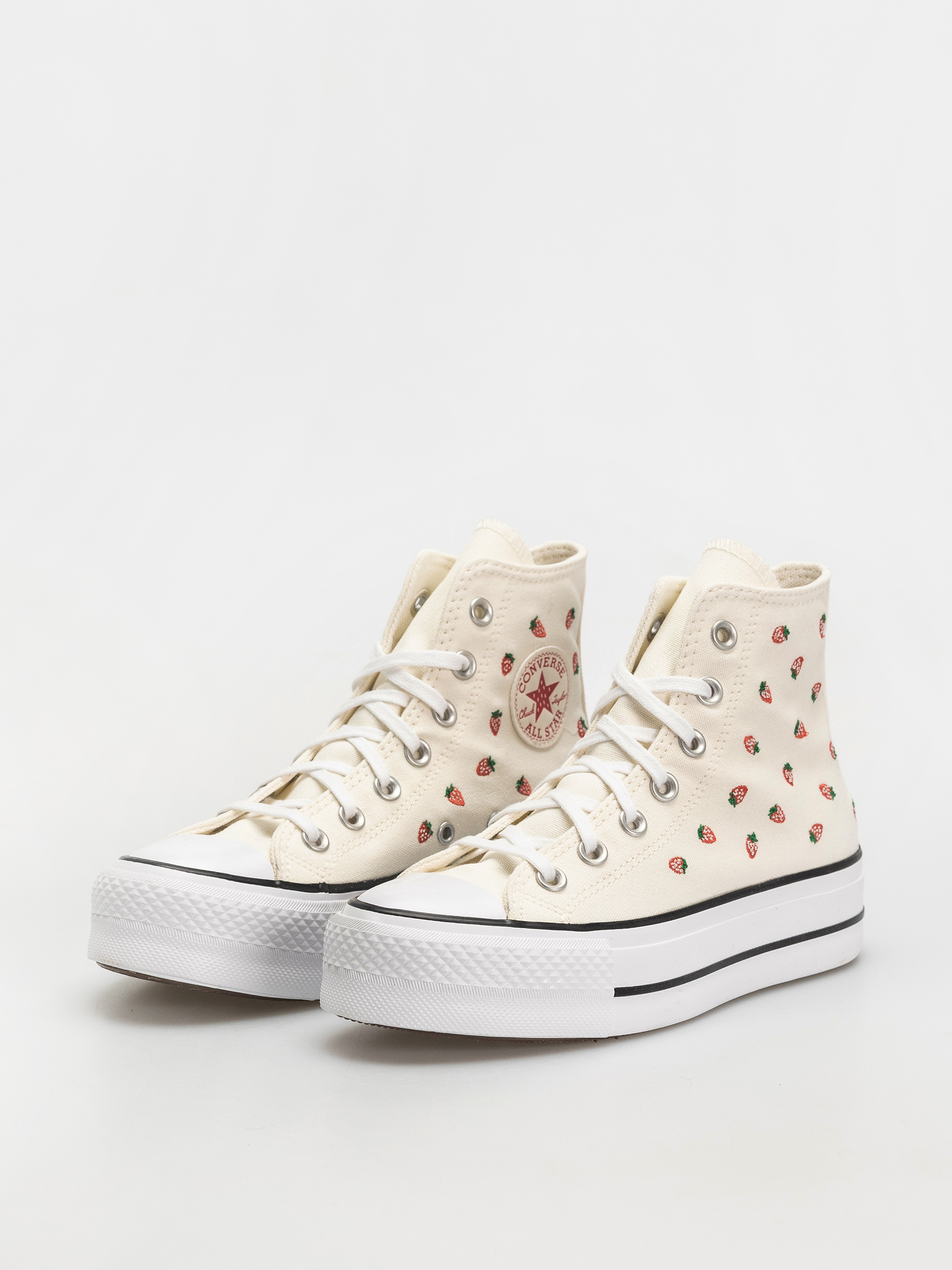 Кеди Converse Chuck Taylor All Star Lift Hi Wmn (egret/soft red/white)