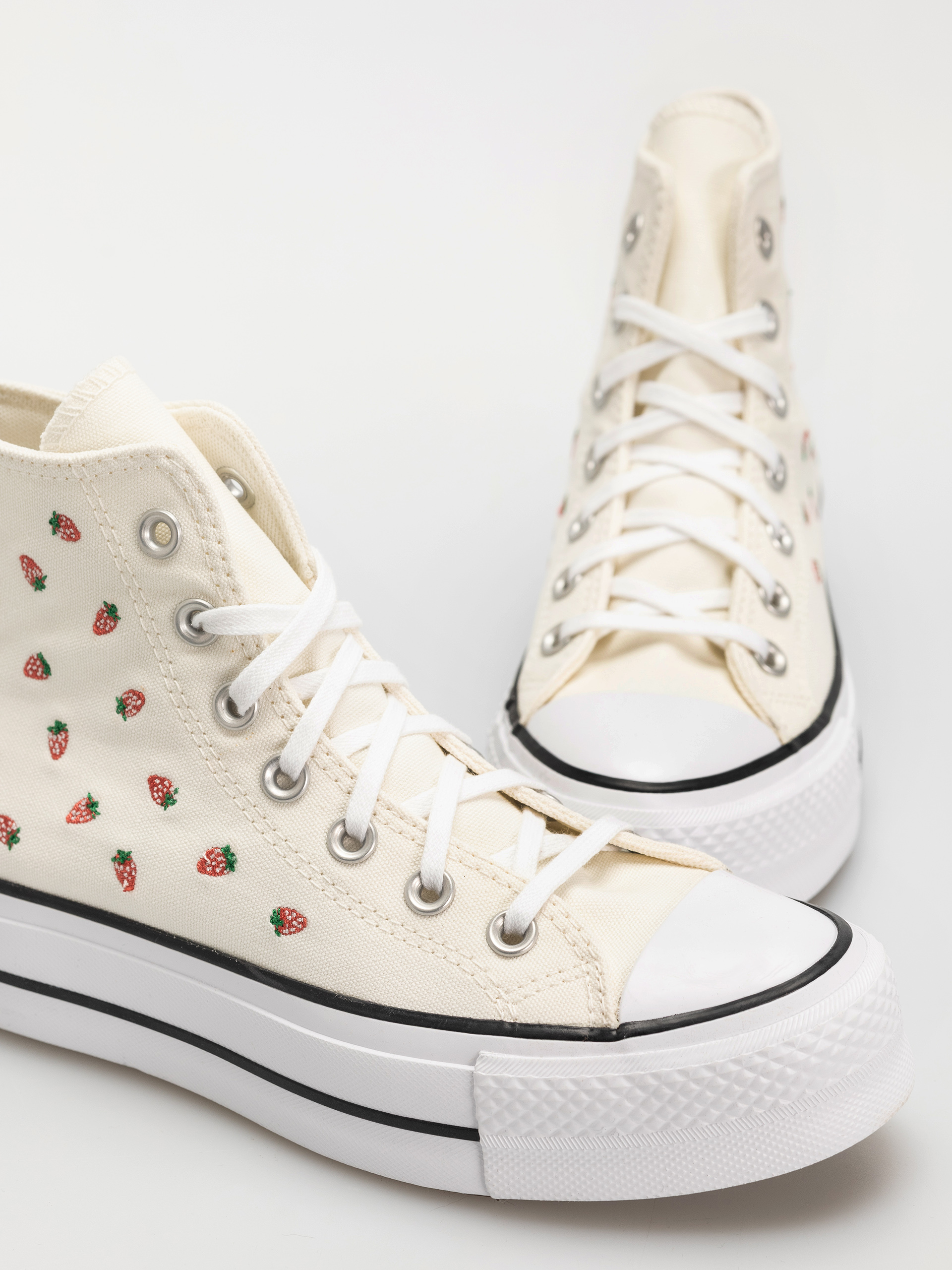 Кеди Converse Chuck Taylor All Star Lift Hi Wmn (egret/soft red/white)