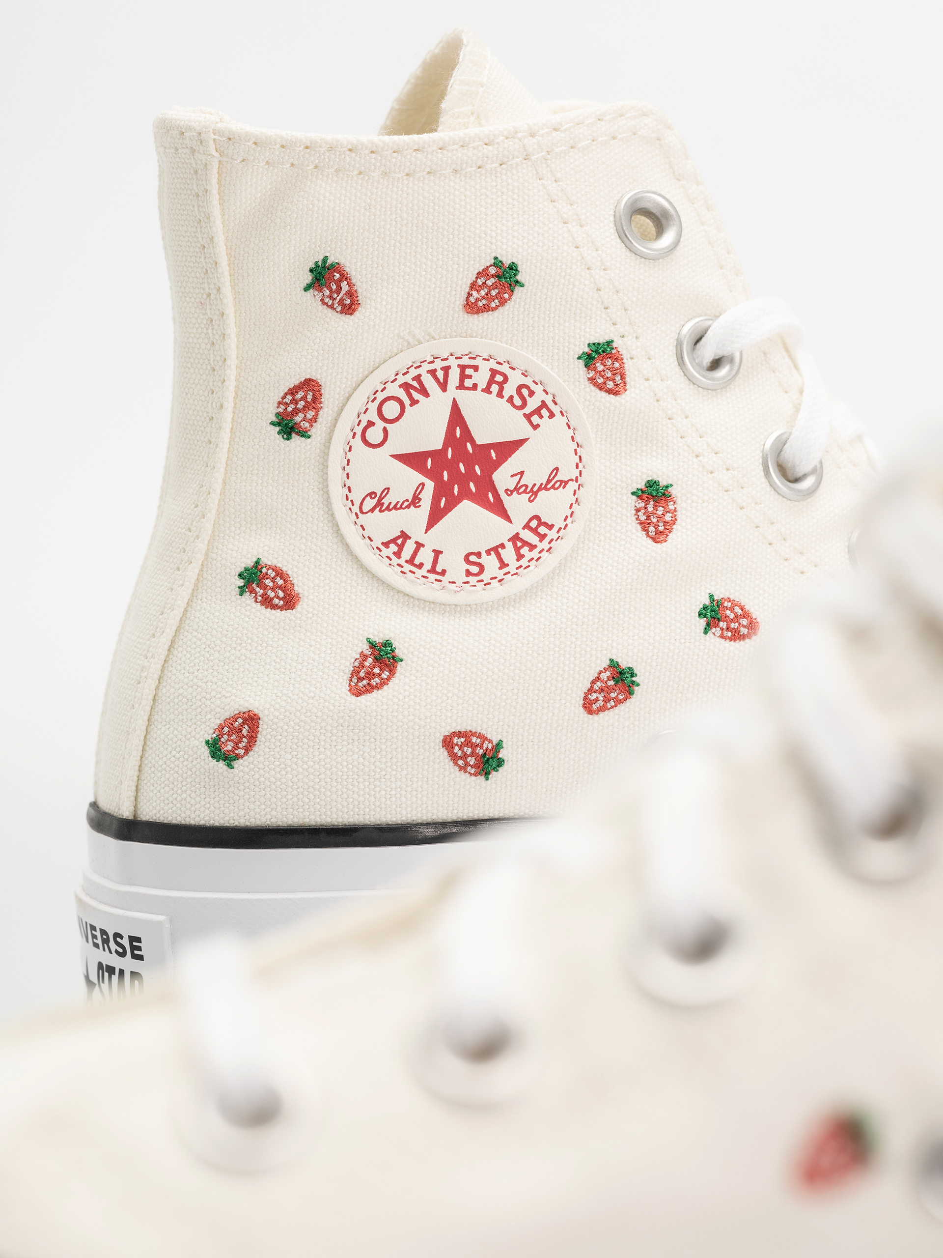 Кеди Converse Chuck Taylor All Star Lift Hi Wmn (egret/soft red/white)
