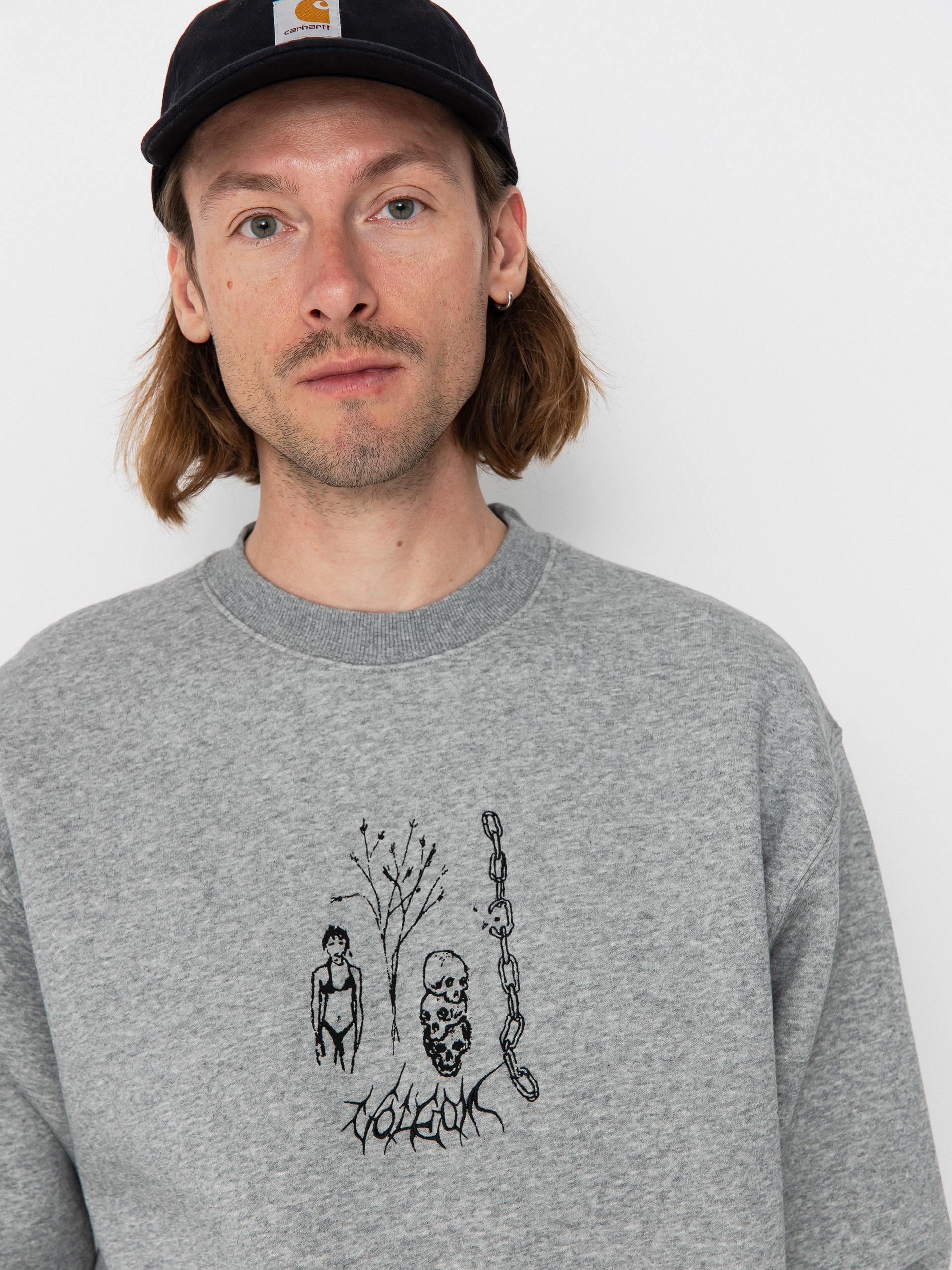 Світшот Volcom Noder Crew (heather grey)