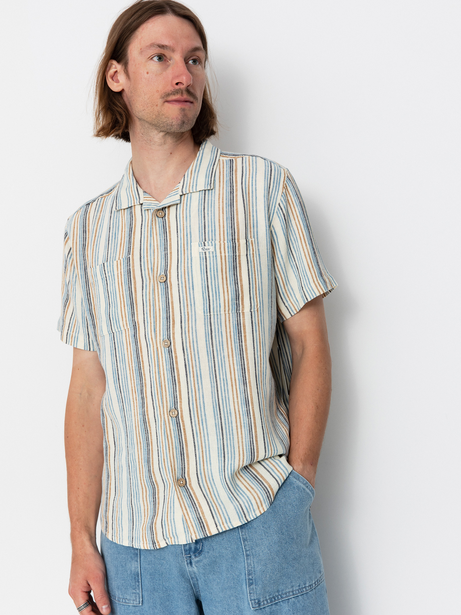 Сорочка RVCA Exotica Stripe (natural)