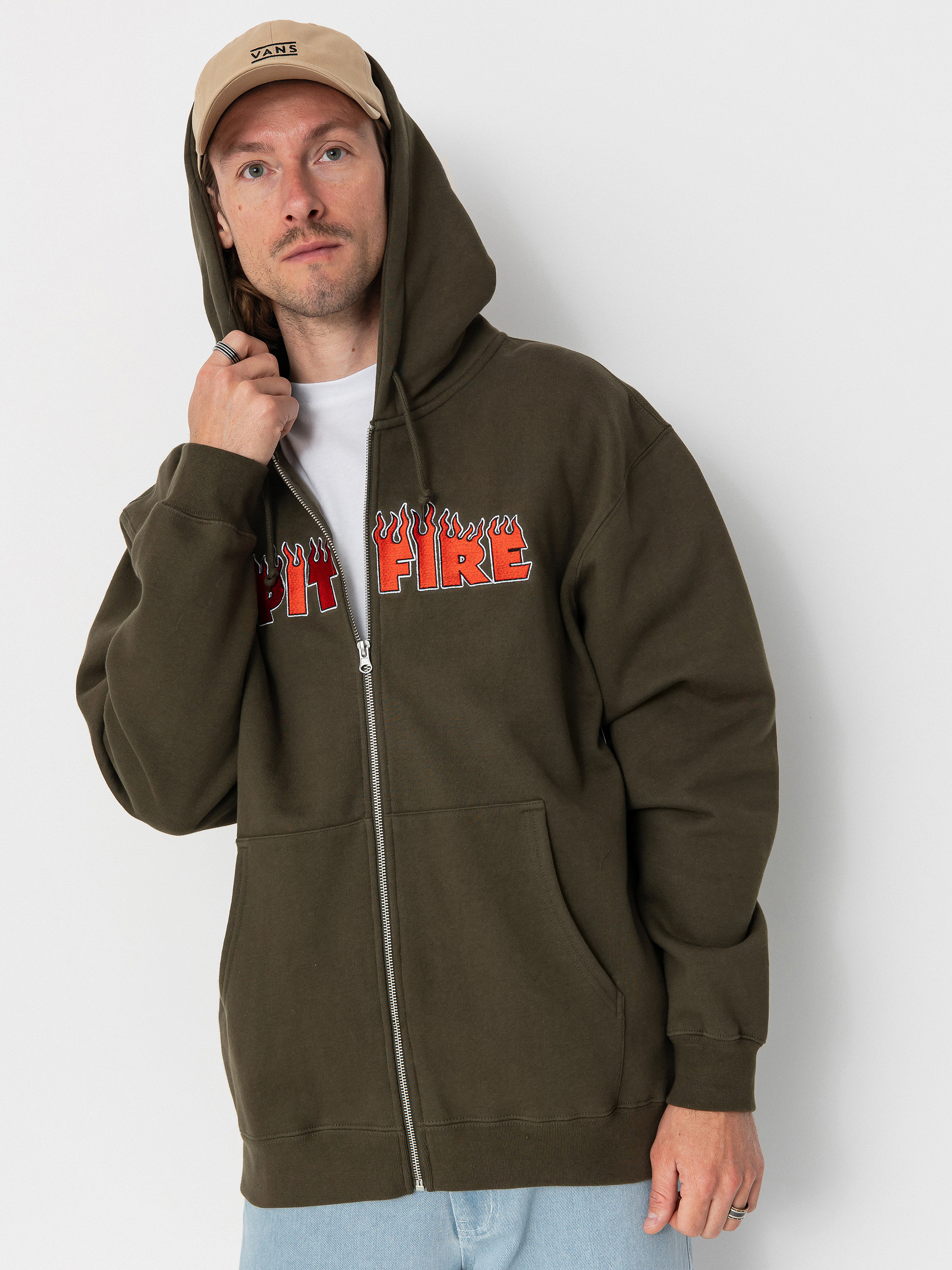 Худі Spitfire Demonseed Script Emb ZHD (olive)