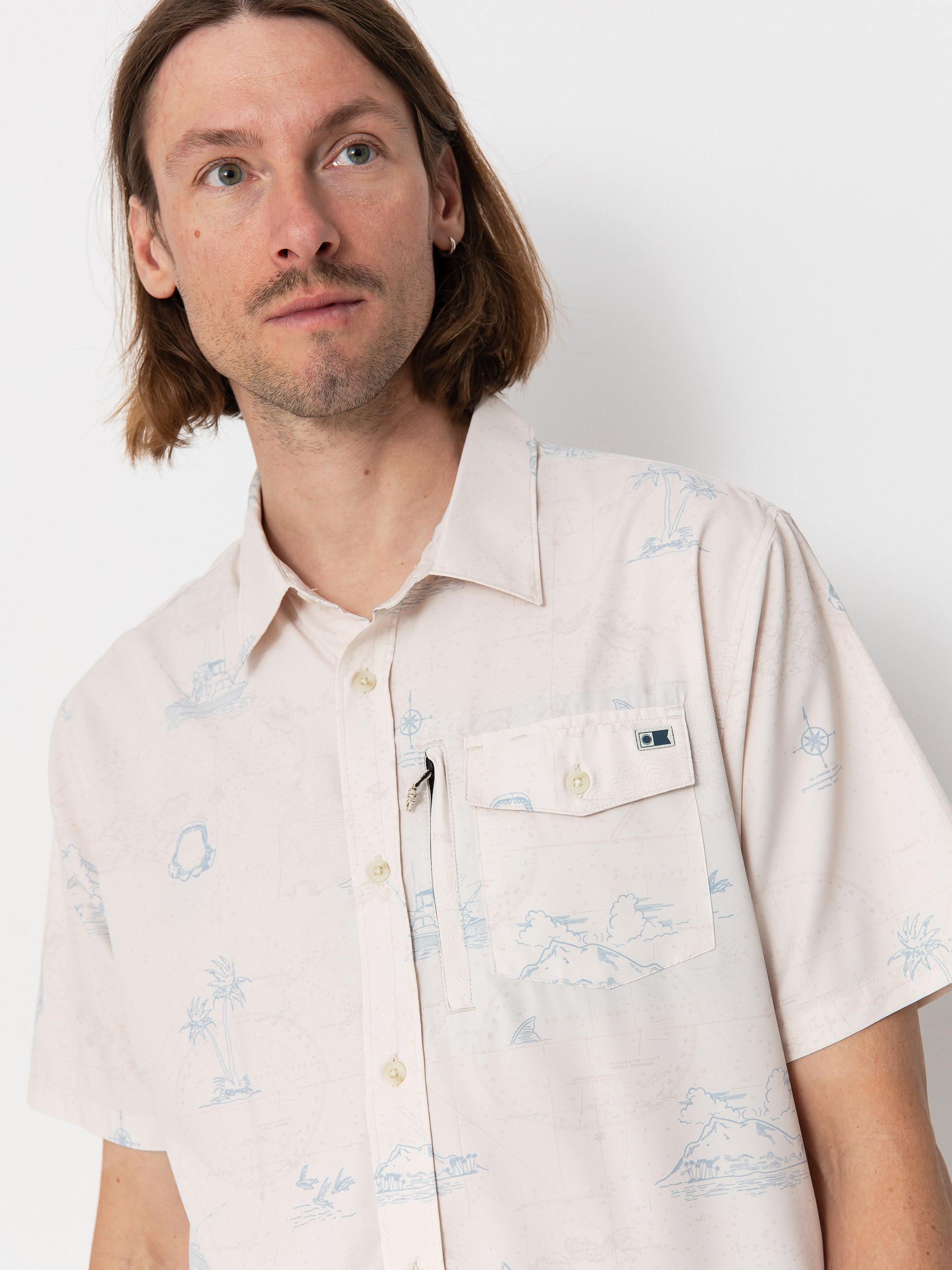 Сорочка Salty Crew Helmsman Uv Button Up (oyster)
