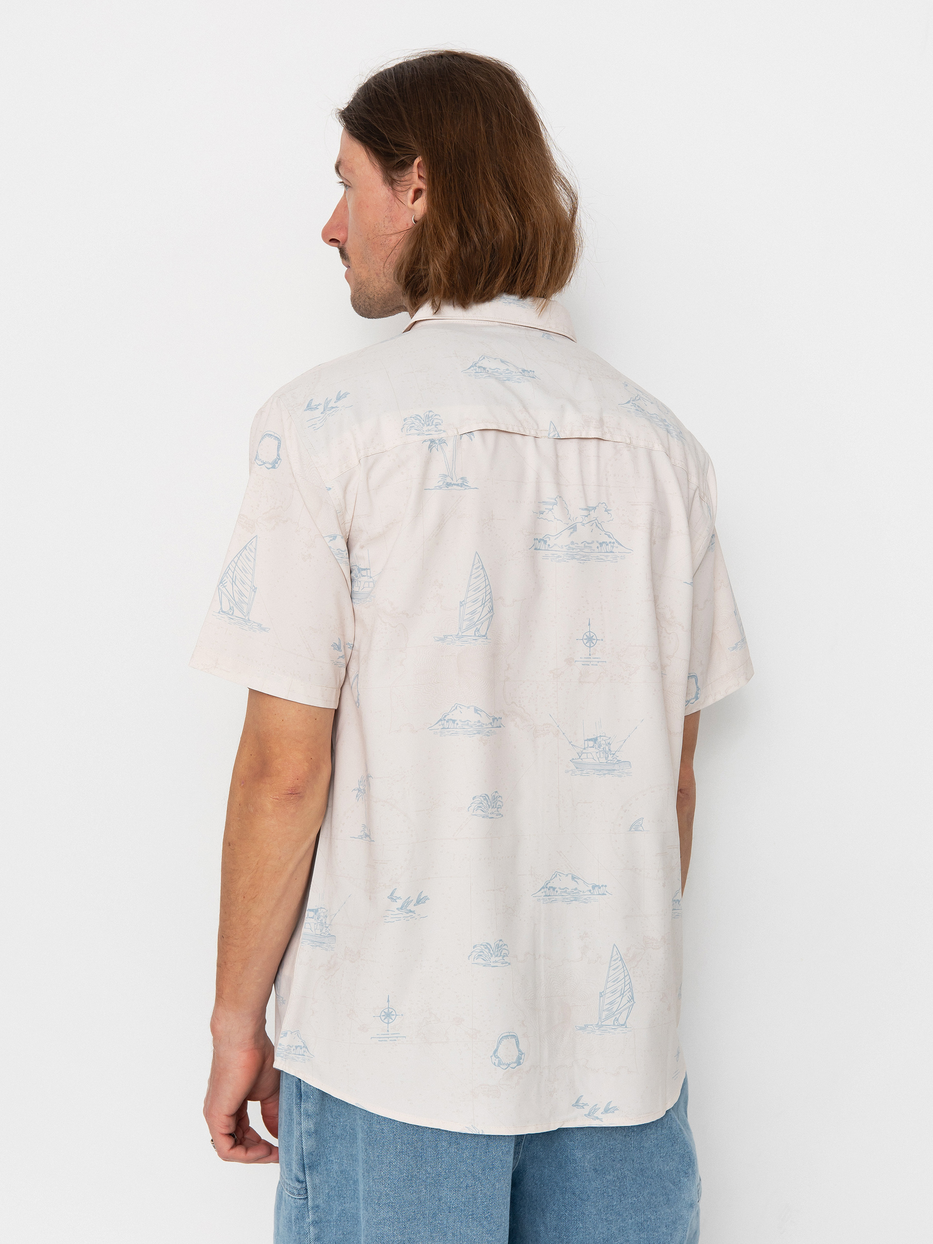 Сорочка Salty Crew Helmsman Uv Button Up (oyster)