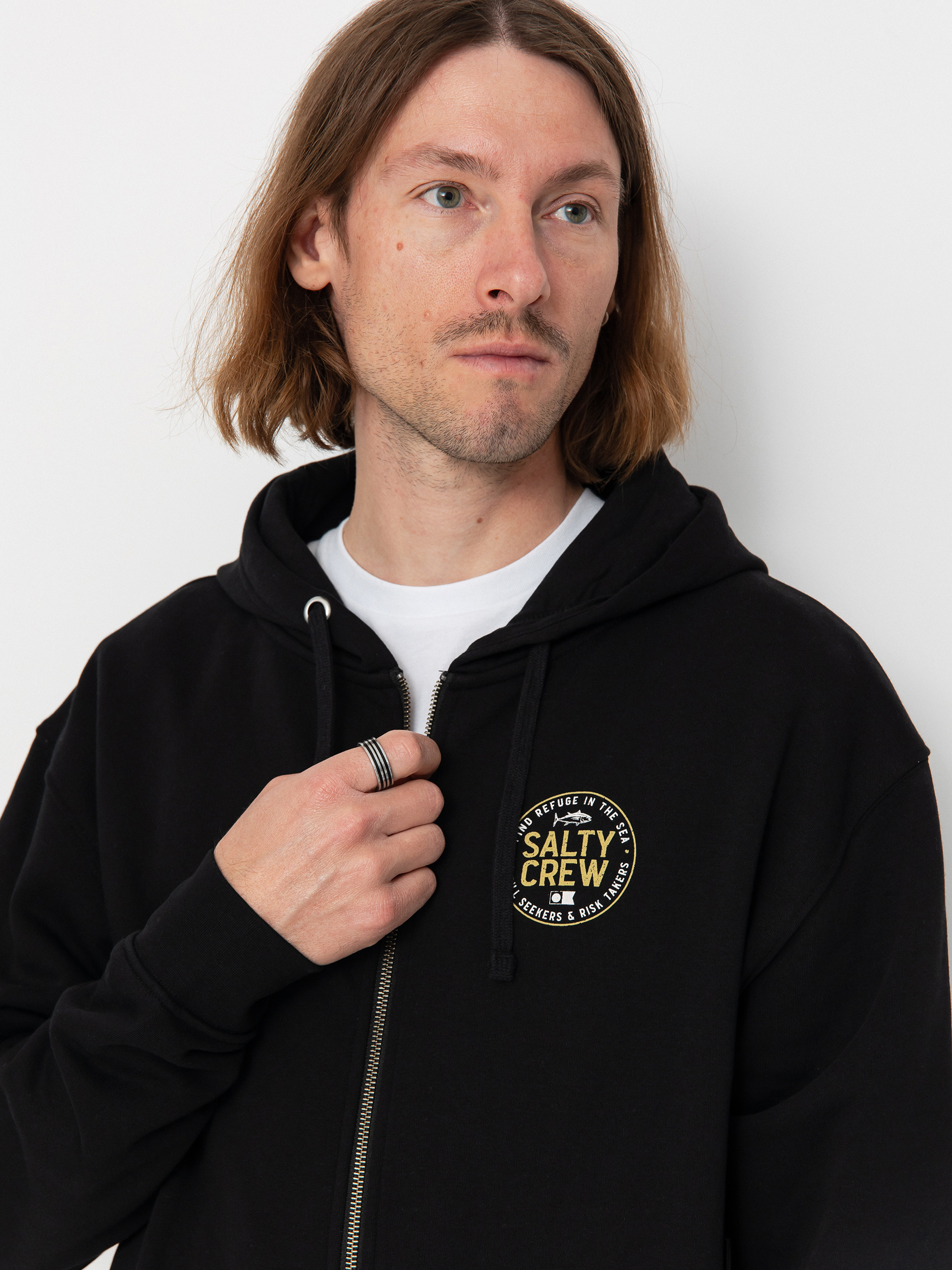 Світшот Salty Crew Legendary Zip (black)