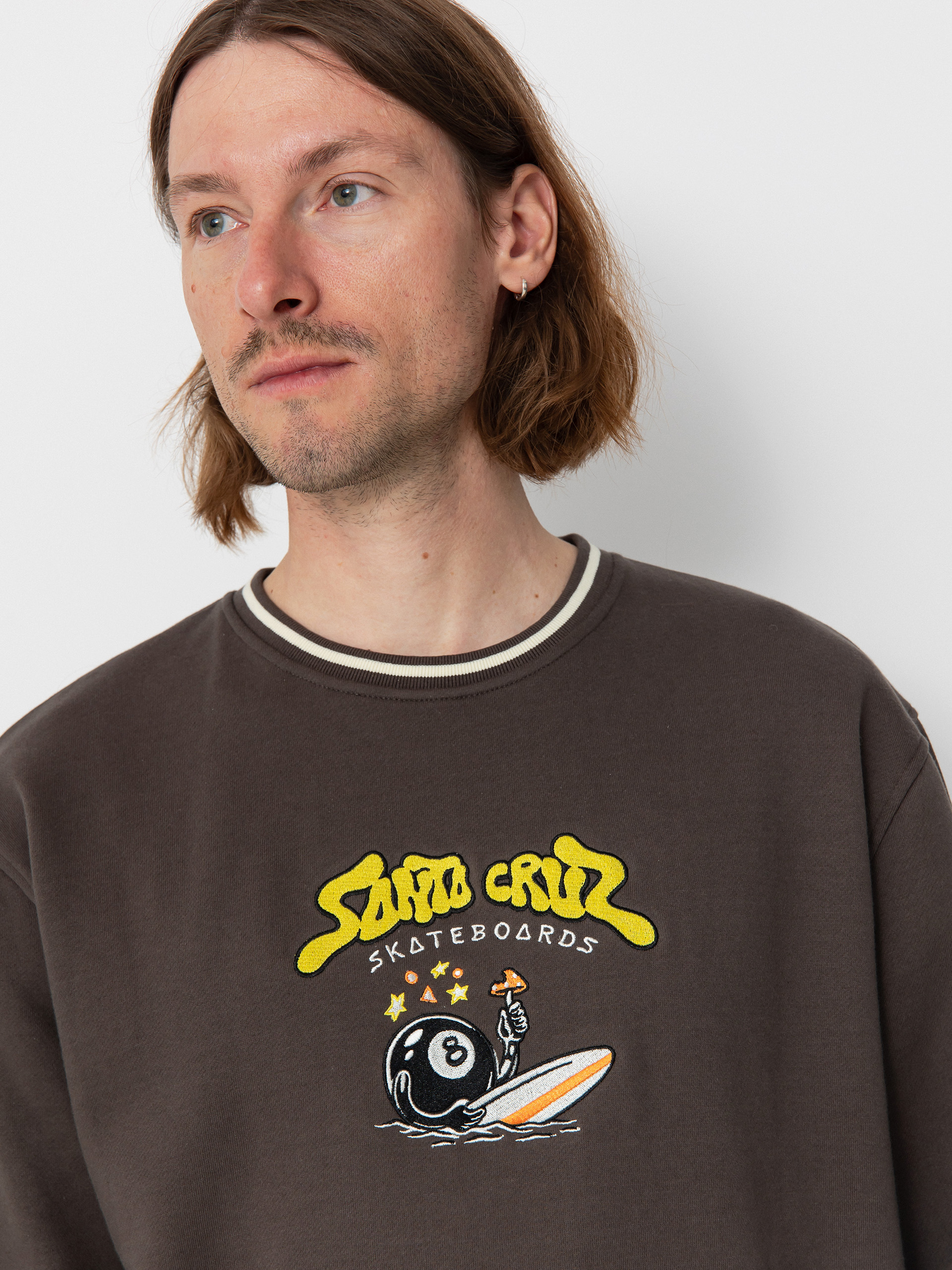 Світшот Santa Cruz Winkowski Surf Front Crew (washed black)