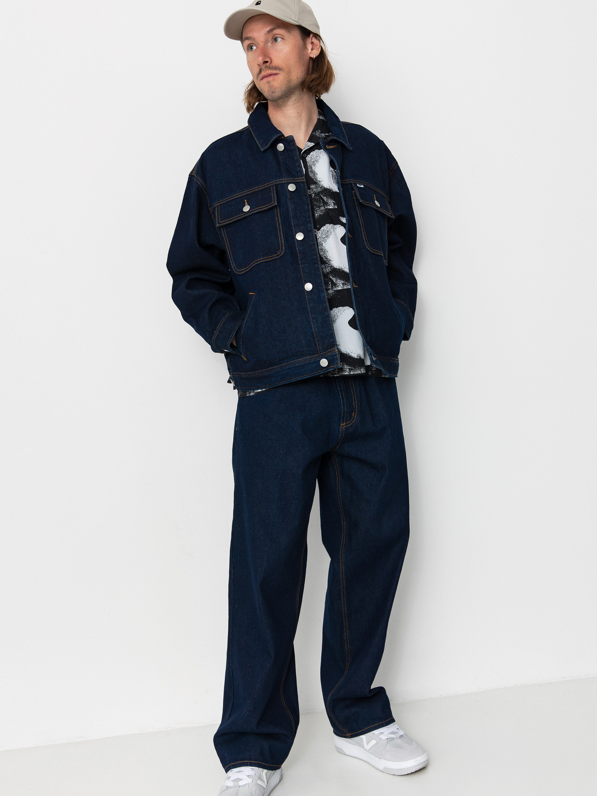 Куртка OBEY Opena Jacket (rinse indigo)