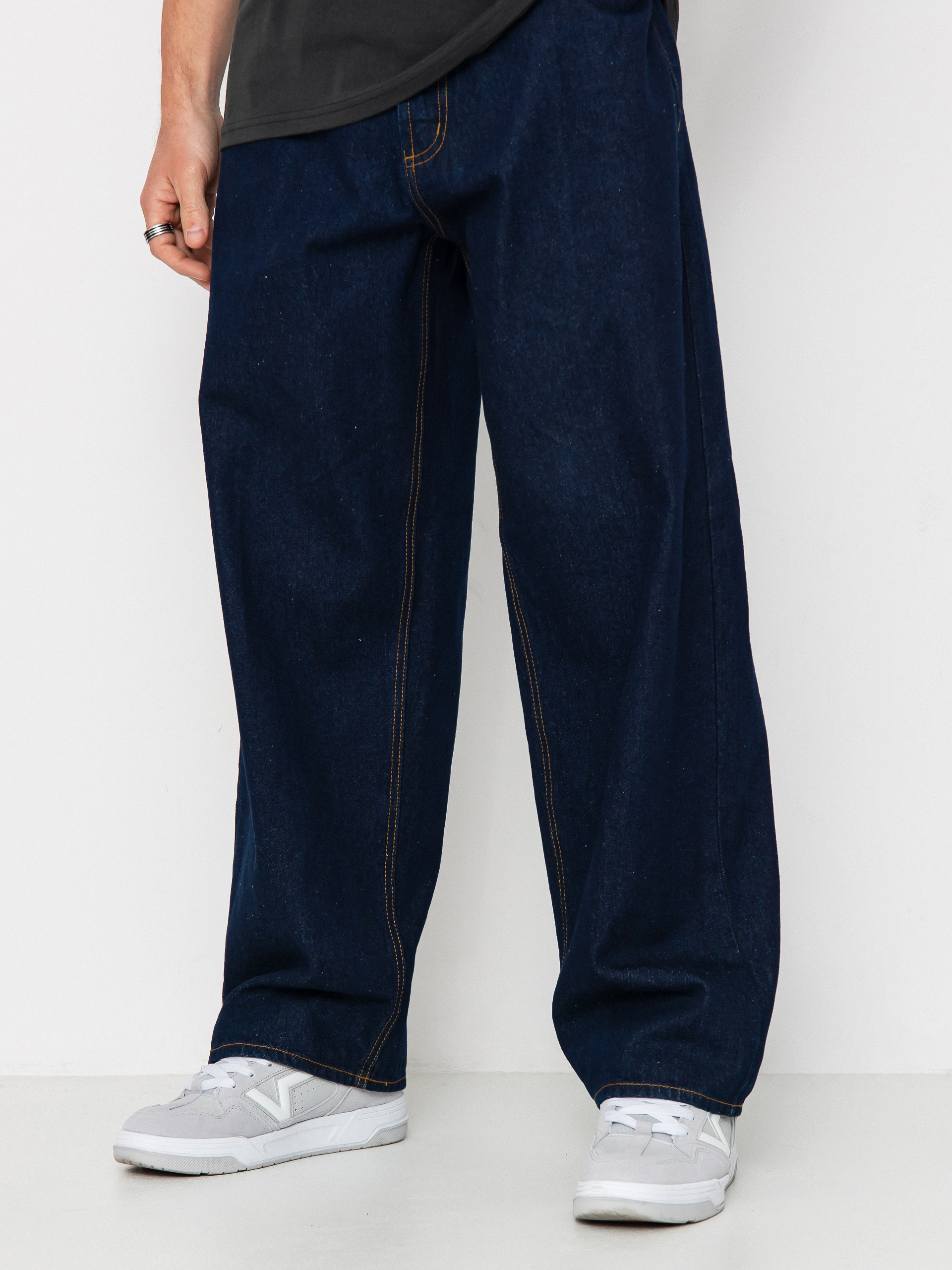 Штани OBEY Bigwig Baggy Denim (rinse indigo)
