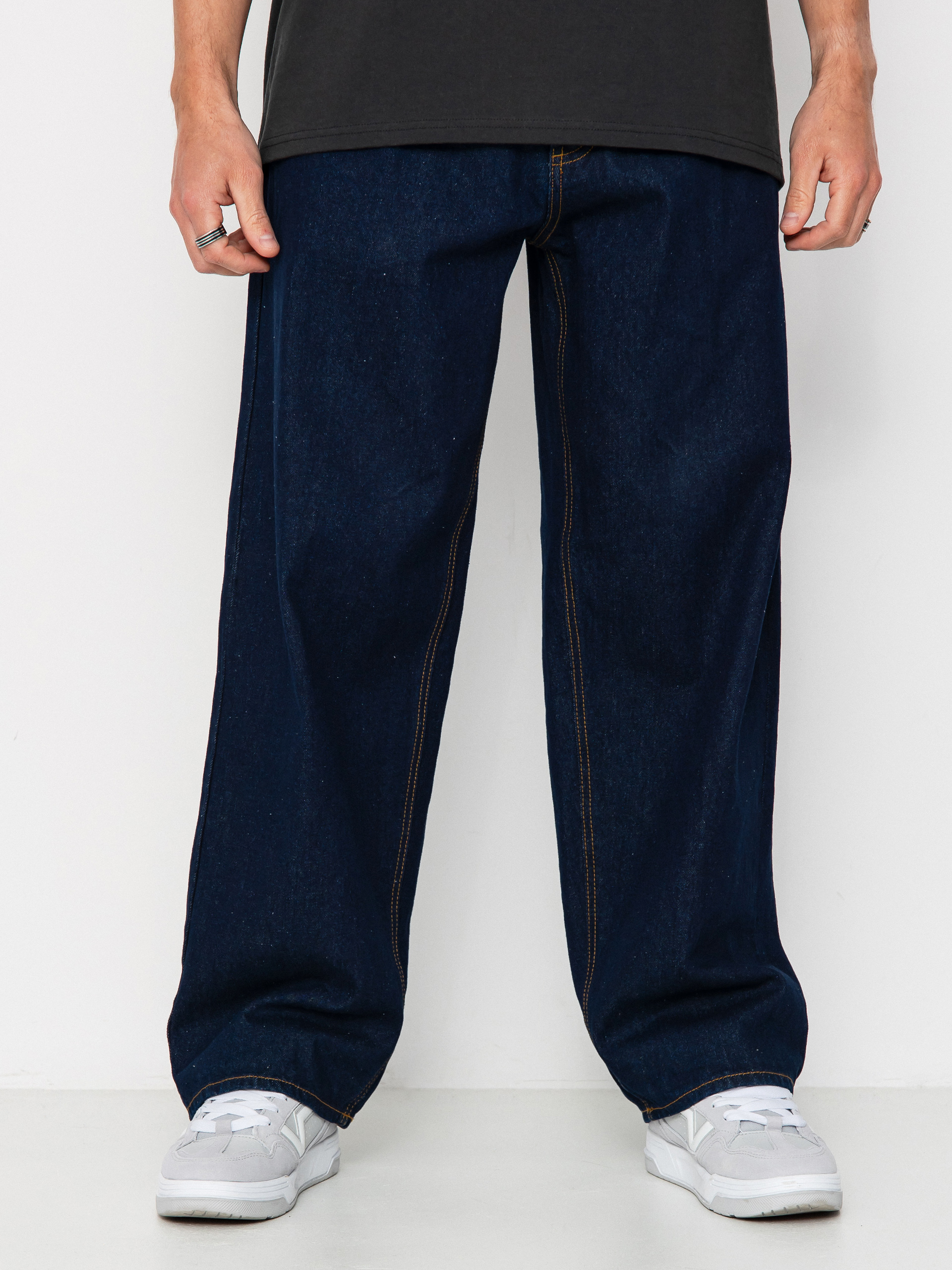 Штани OBEY Bigwig Baggy Denim (rinse indigo)