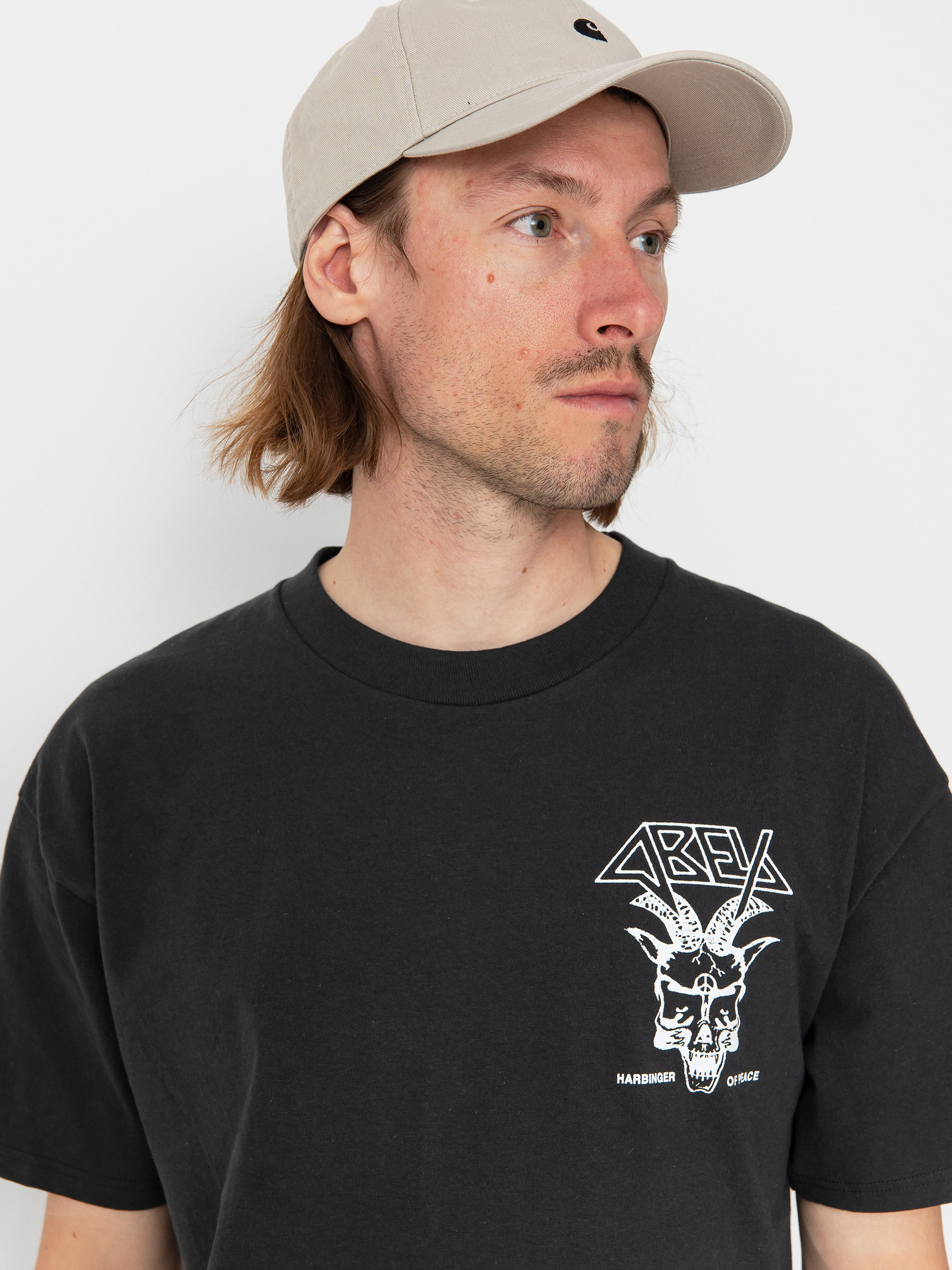 Футболка OBEY Harbinger Of Peace (vintage black)