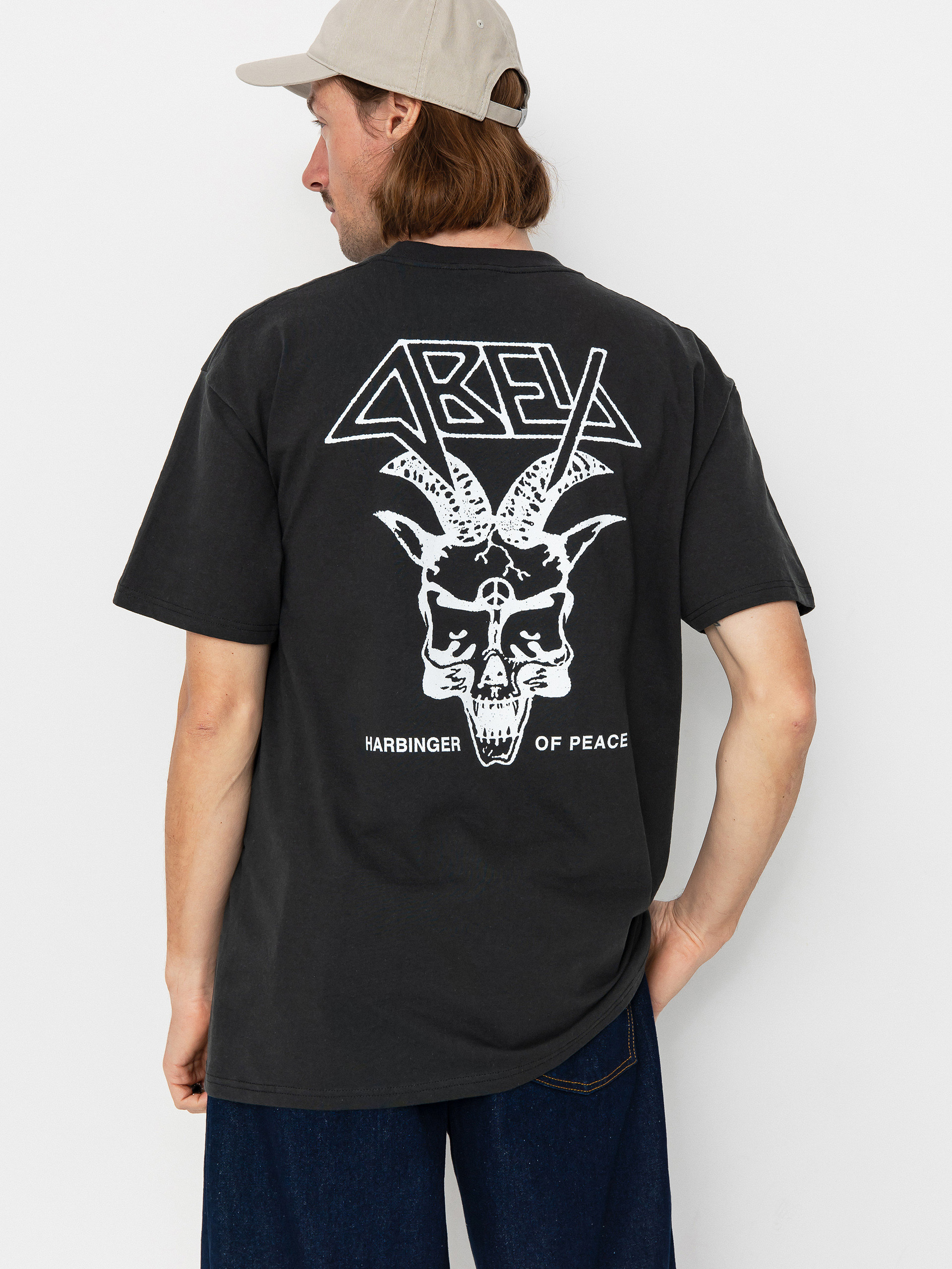 Футболка OBEY Harbinger Of Peace (vintage black)