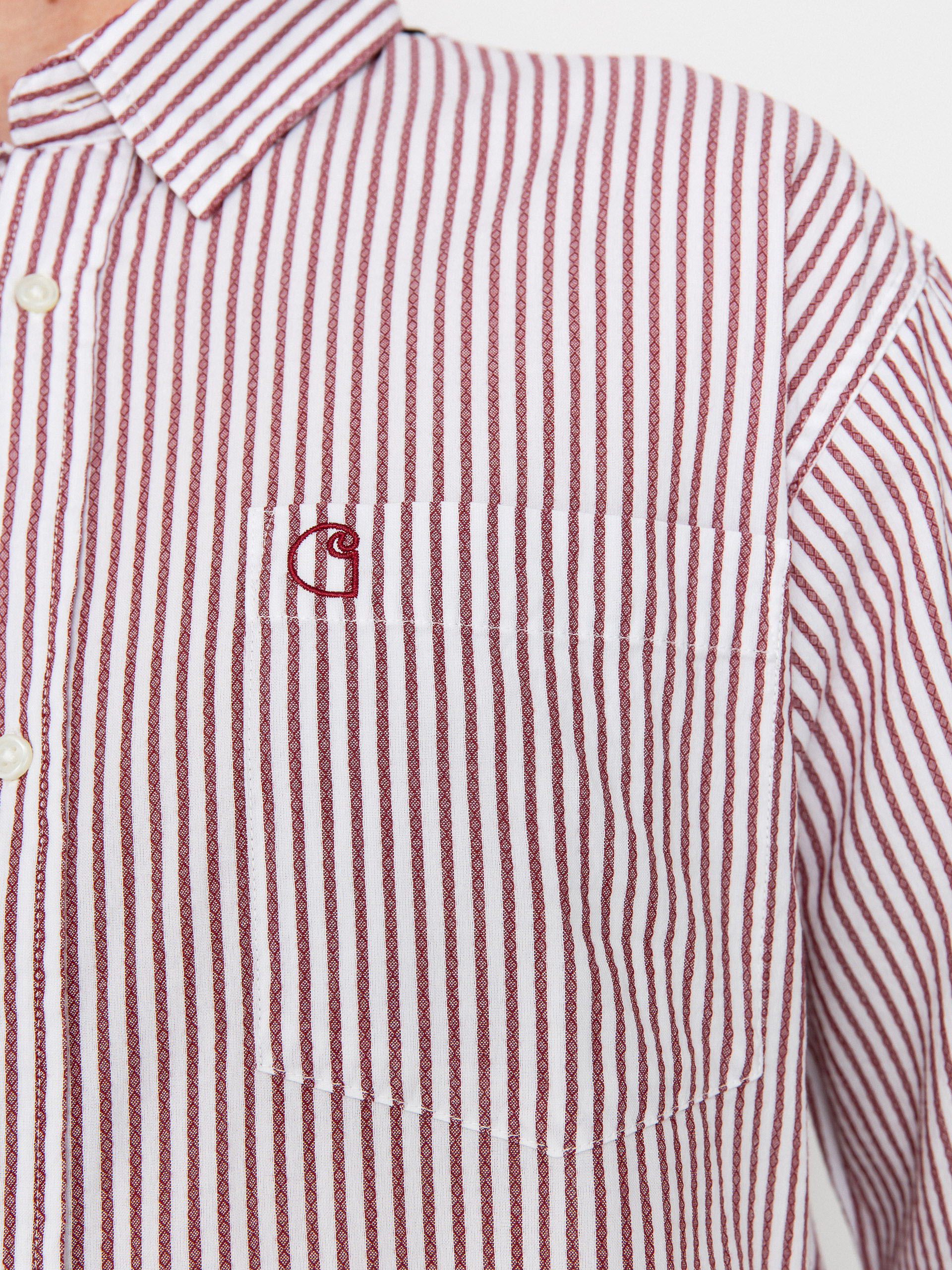 Сорочка Carhartt WIP Phelps (phelps stripe/mulberry)