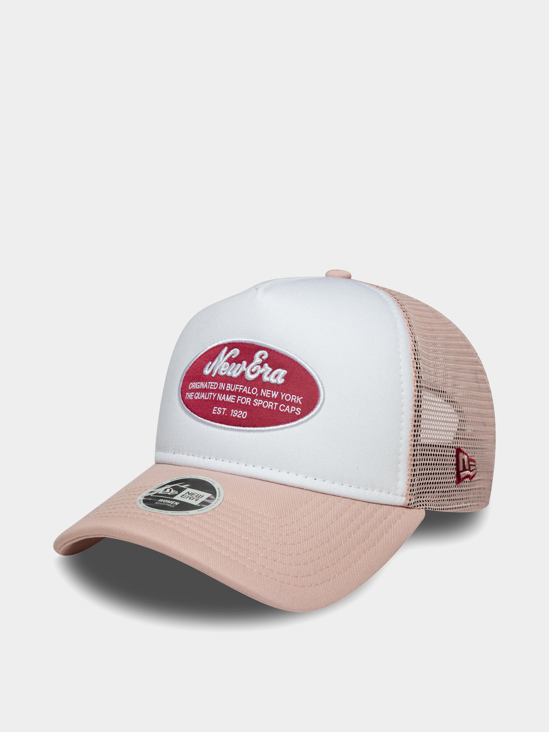 Кепка New Era Oval Patch Trucker Wmn (pink/white)
