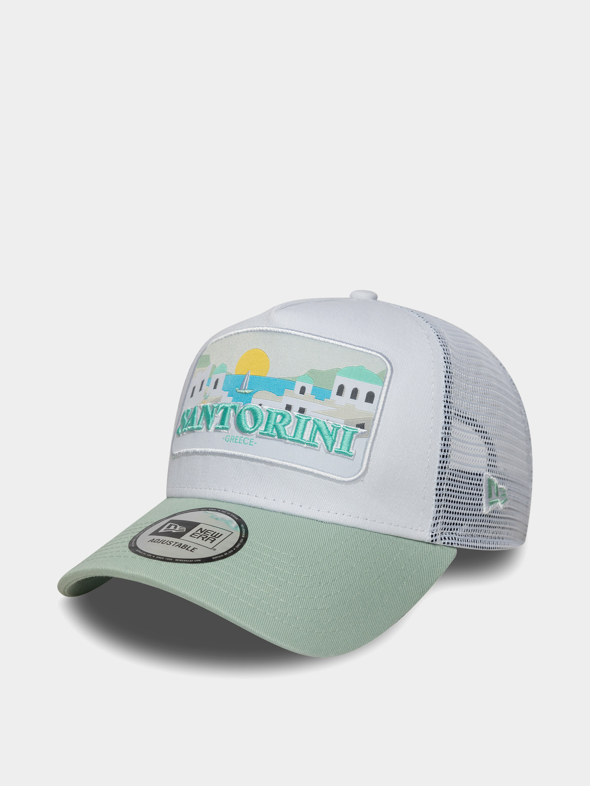 Кепка New Era Summer Trucker (mint/white)