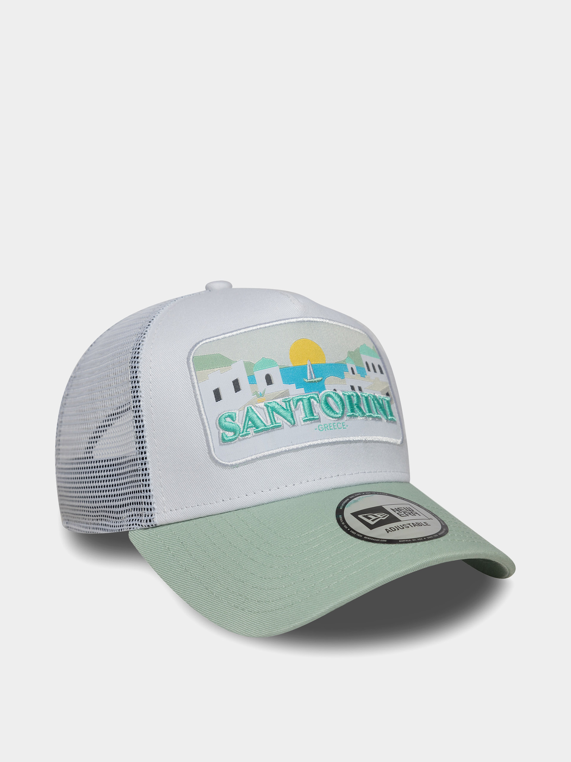 Кепка New Era Summer Trucker (mint/white)
