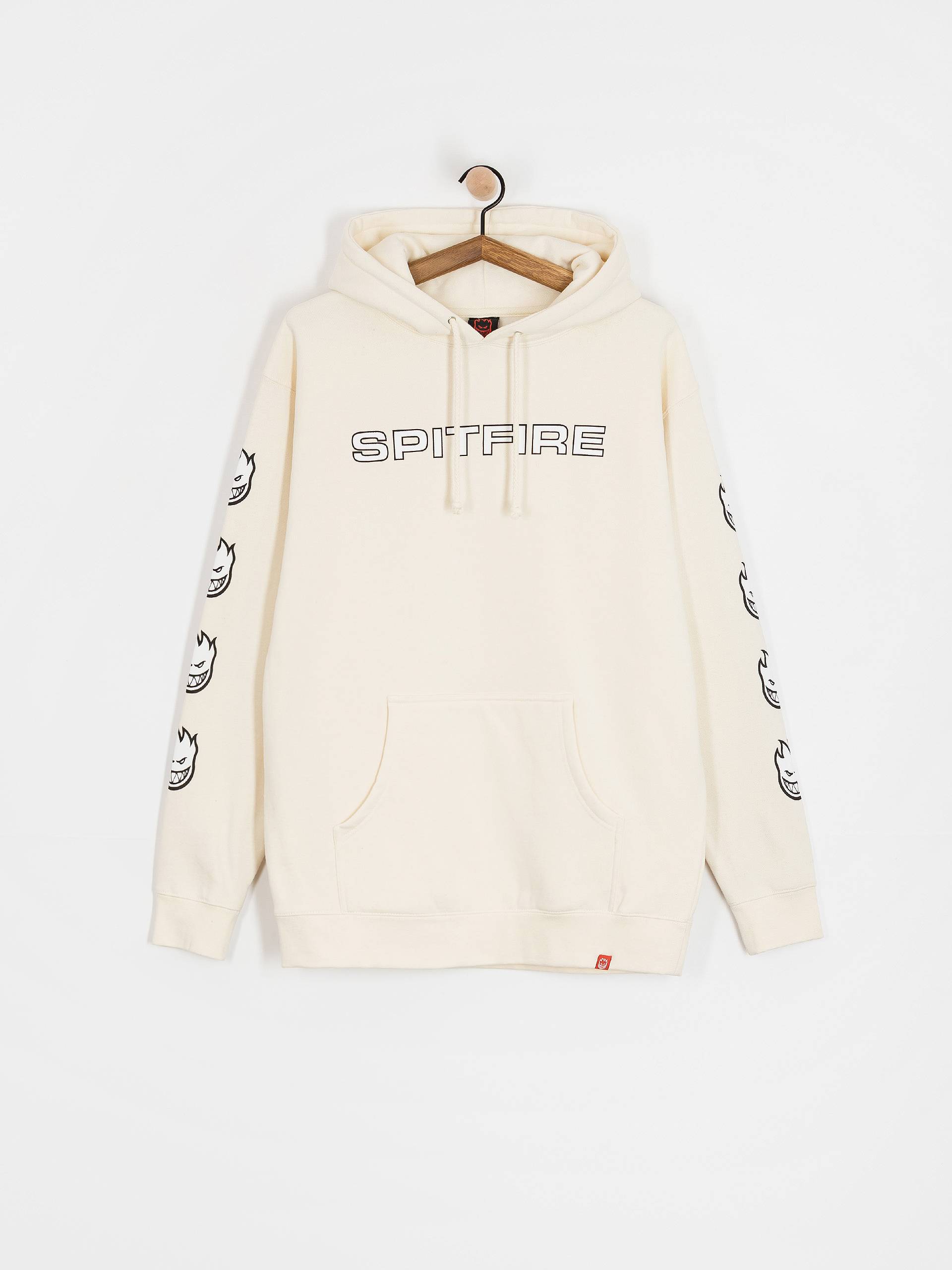 Худі Spitfire Classic 87 Bighead Fill Sleeve HD (bone w/black&white prints)