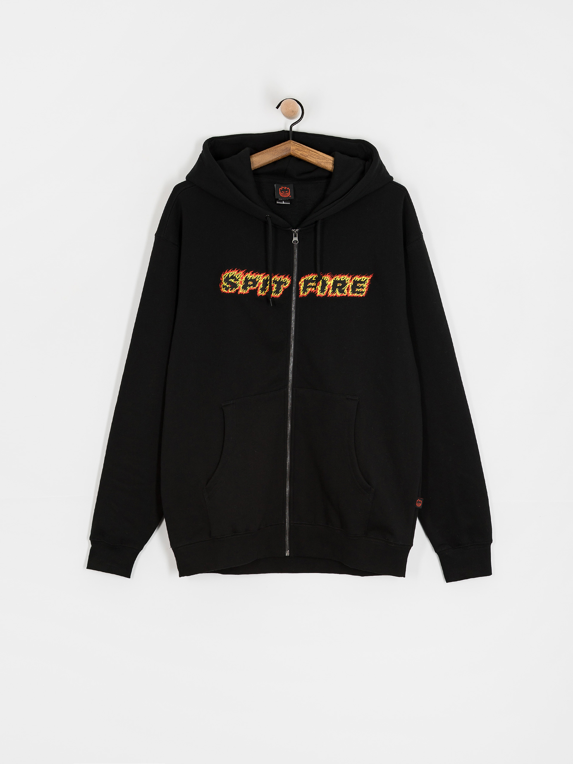 Худі Spitfire Flames Script ZHD (black)