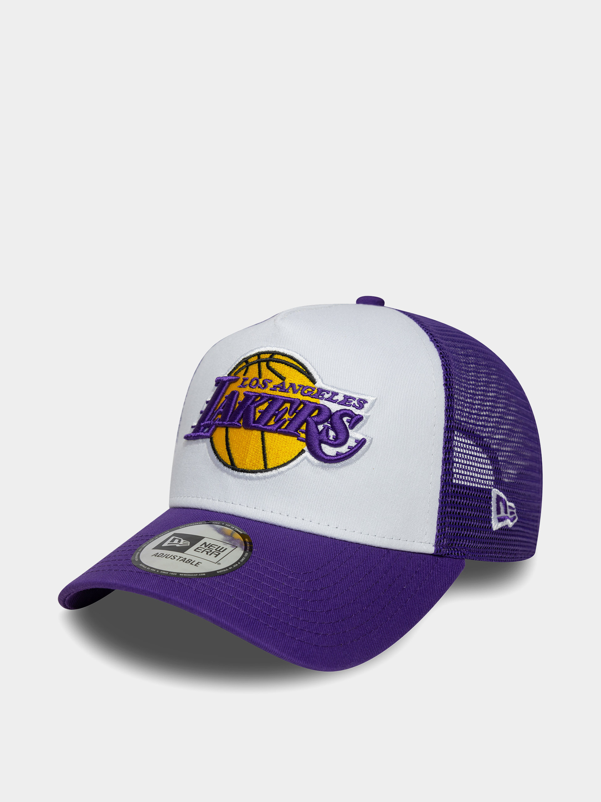 Кепка New Era NBA Side Patch Trucker Los Angeles Lakers (violet/white)