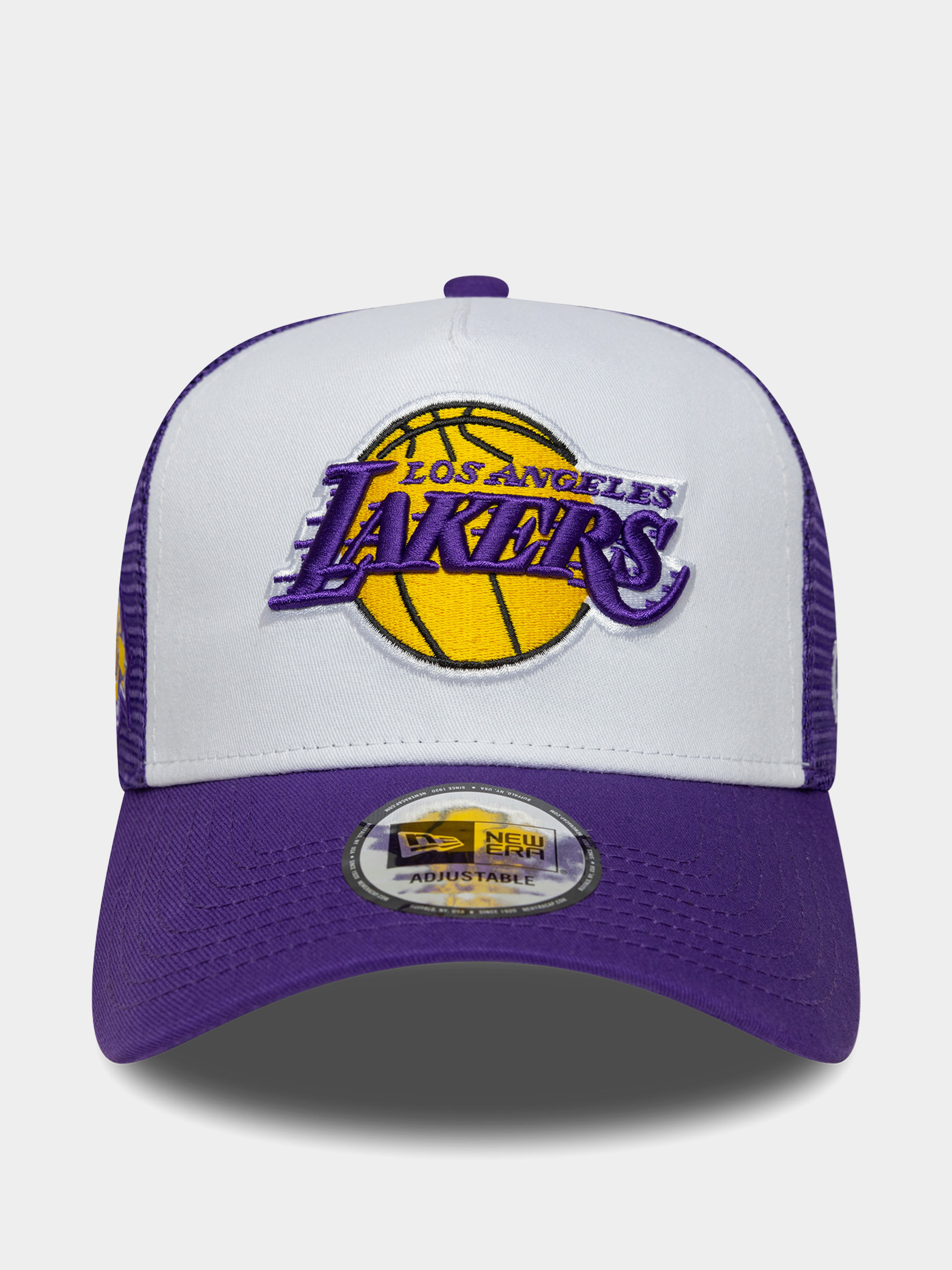 Кепка New Era NBA Side Patch Trucker Los Angeles Lakers (violet/white)