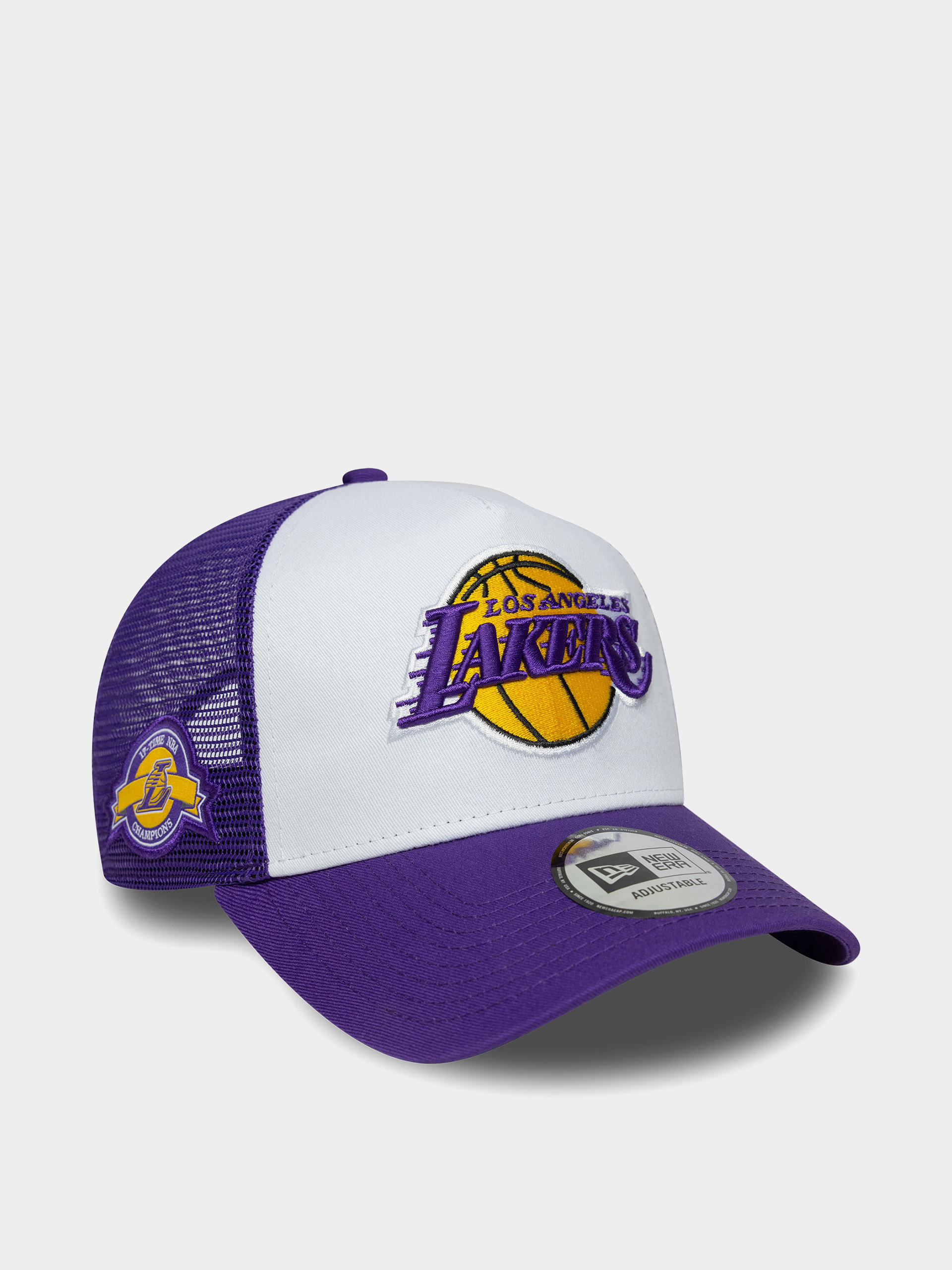 Кепка New Era NBA Side Patch Trucker Los Angeles Lakers (violet/white)