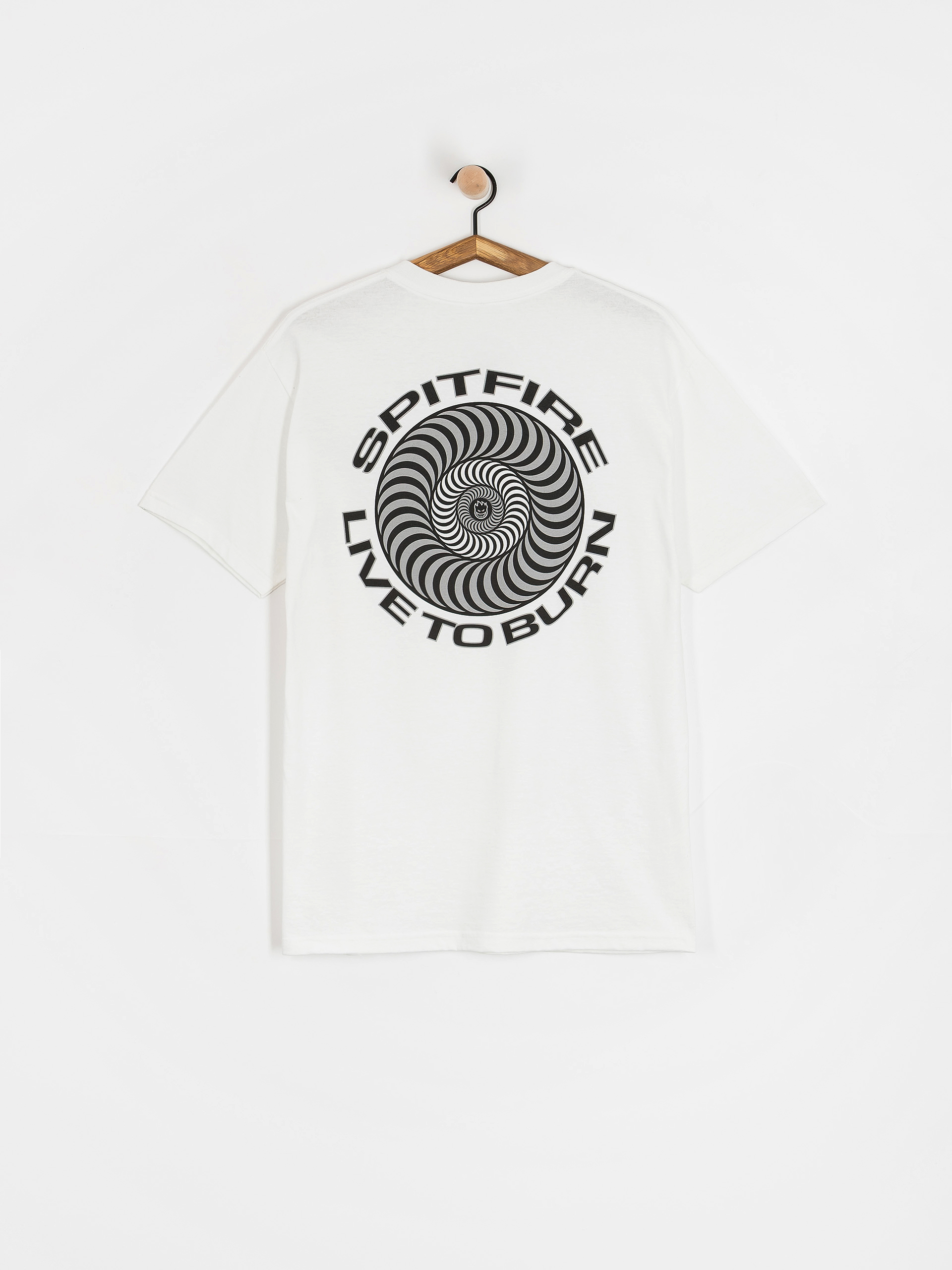 Футболка Spitfire Live To Burn Classic (white)