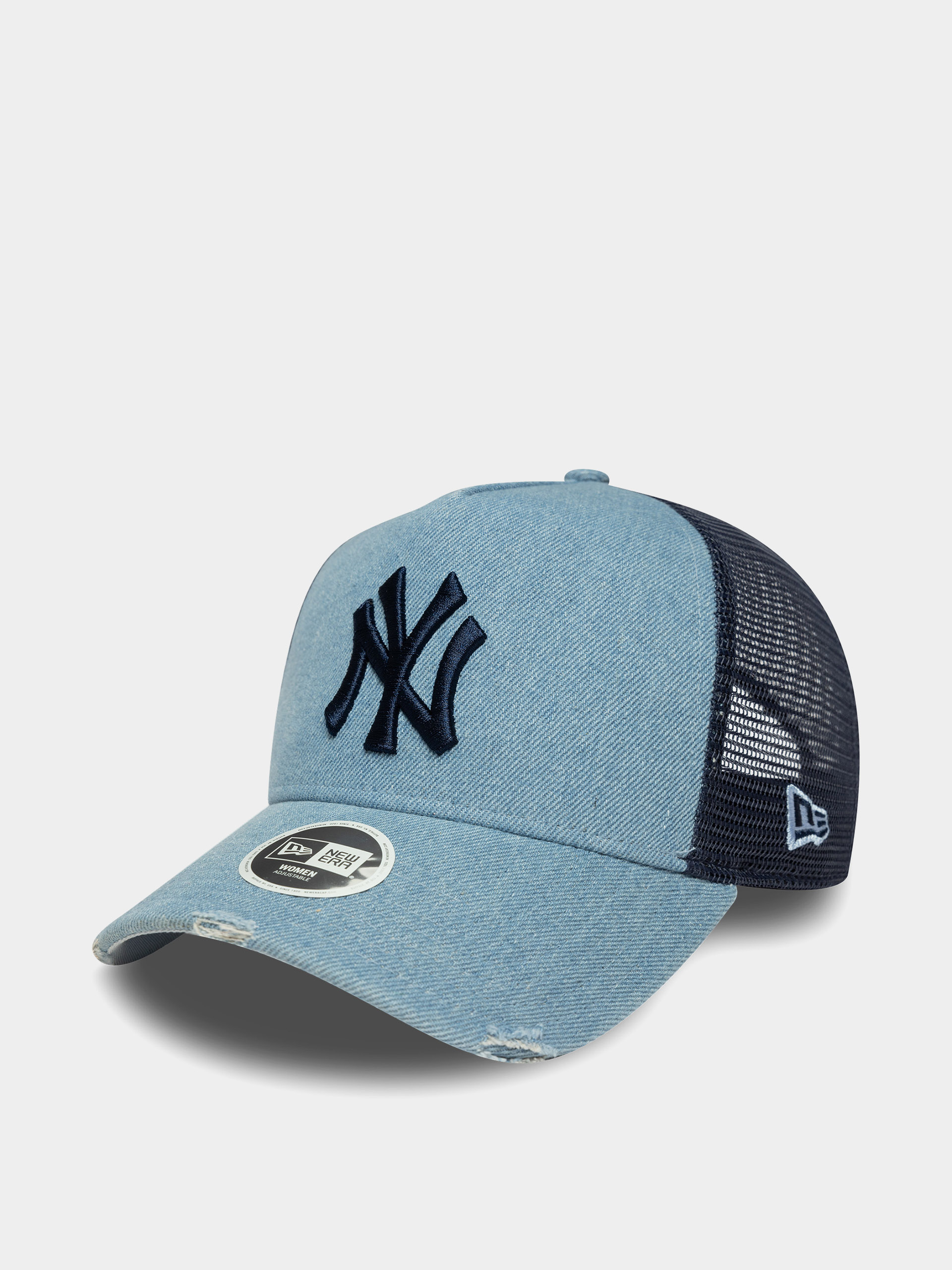 Кепка New Era Denim Trucker New York Yankees Wmn (blue)