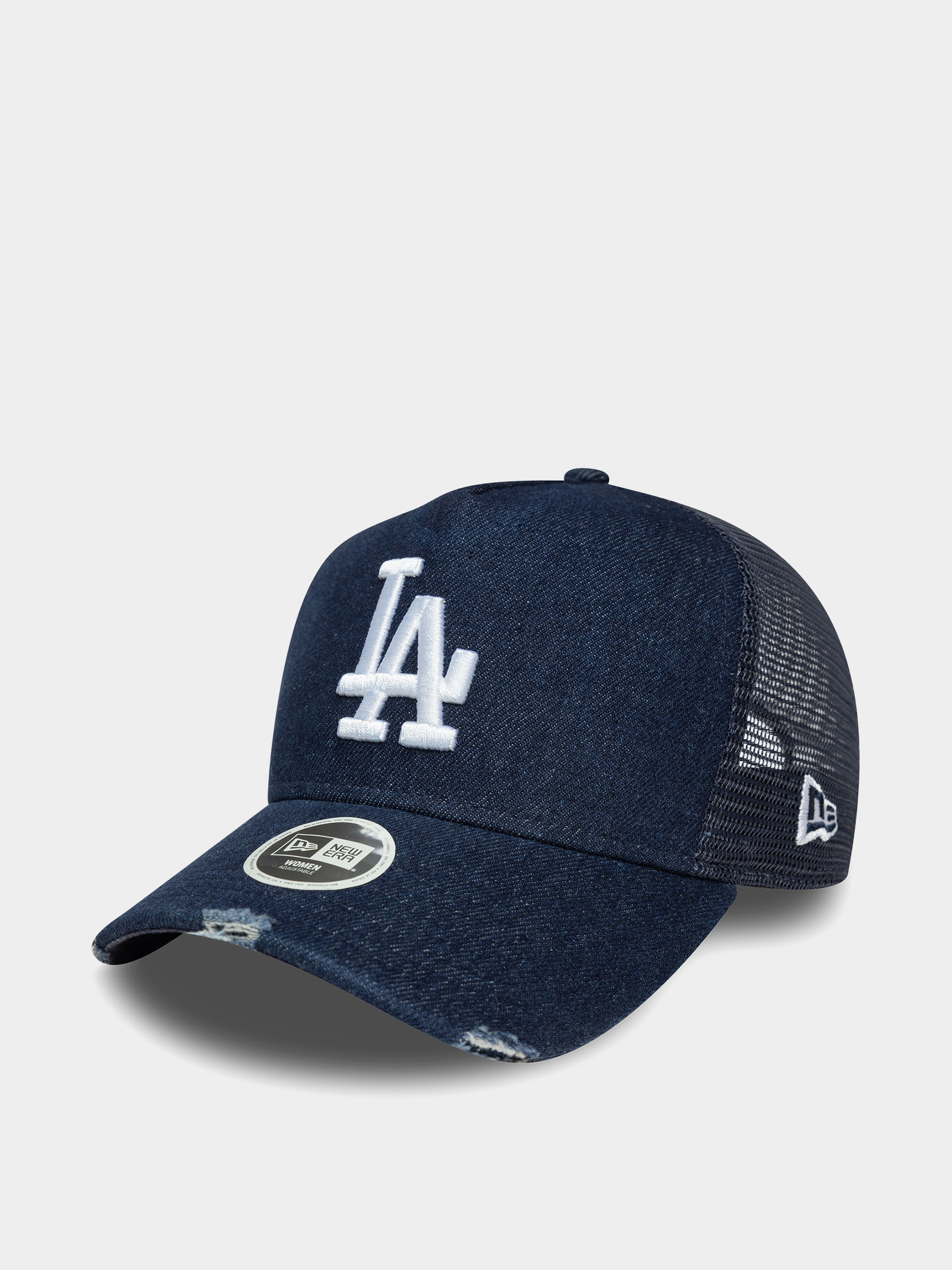 Кепка New Era Denim Trucker Los Angeles Dodgers Wmn (navy)
