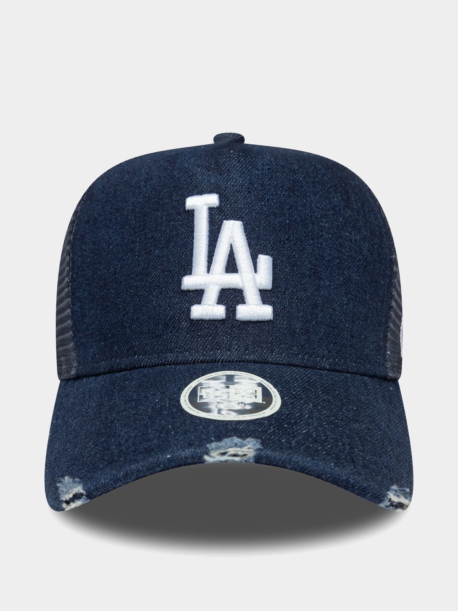 Кепка New Era Denim Trucker Los Angeles Dodgers Wmn (navy)
