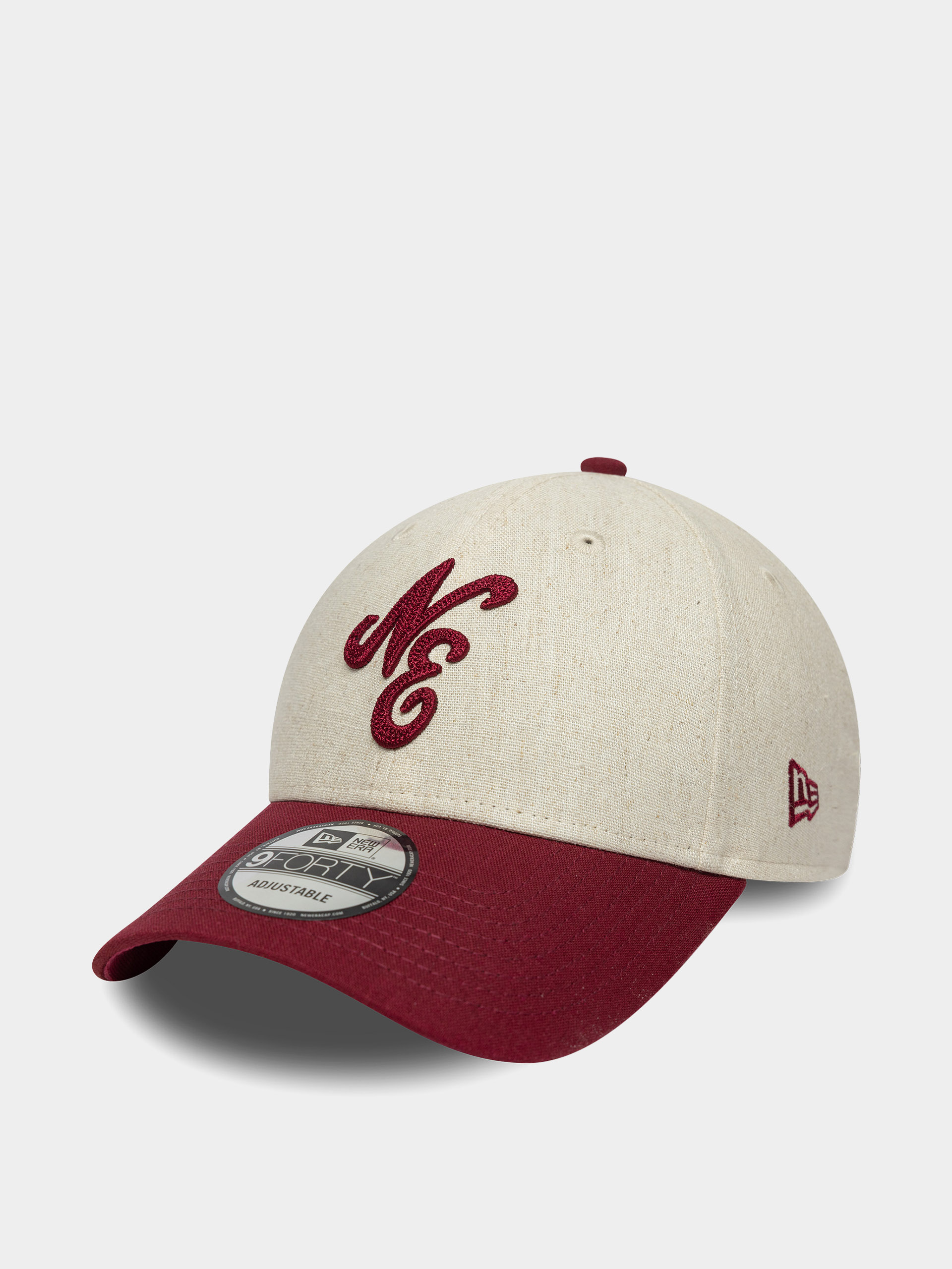 Кепка New Era Linen 9Forty Ne (red/chalk)