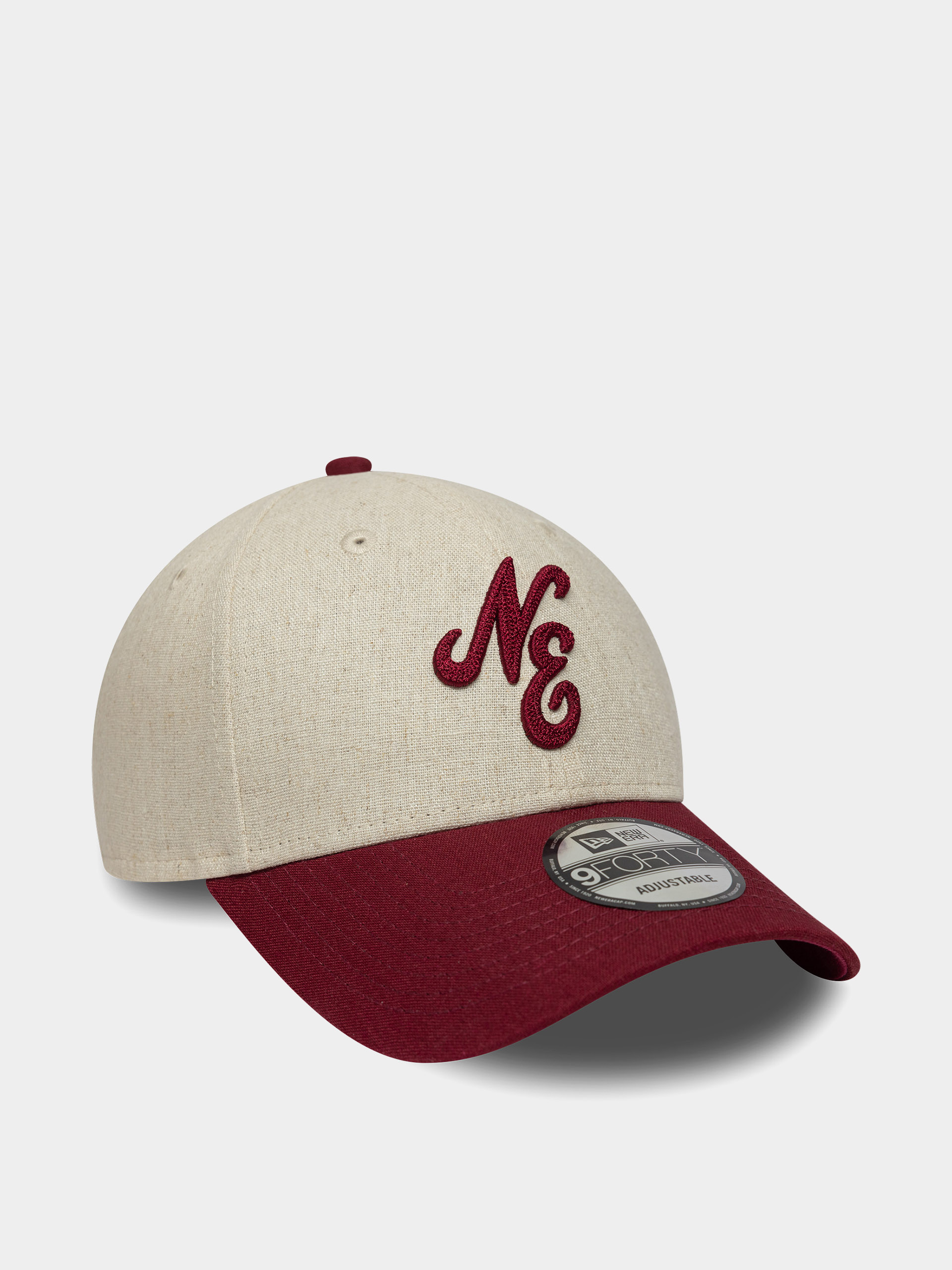 Кепка New Era Linen 9Forty Ne (red/chalk)