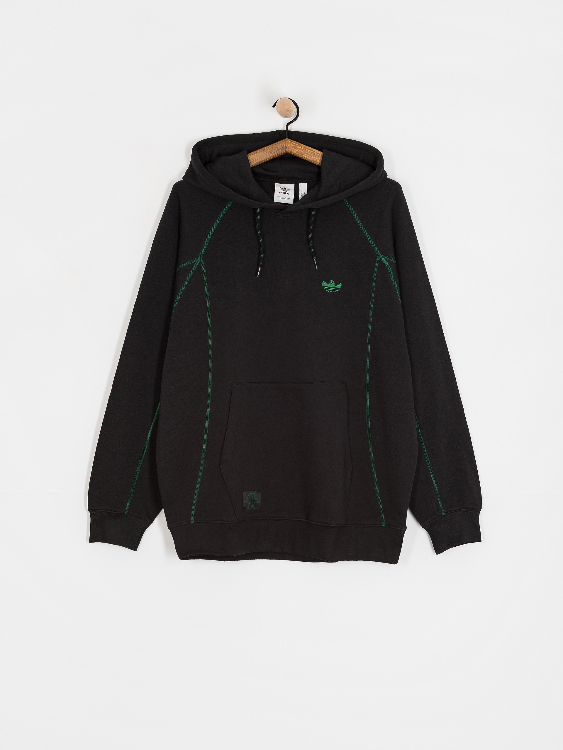 Худі adidas Shmoo Fw HD (black/drkgrn)