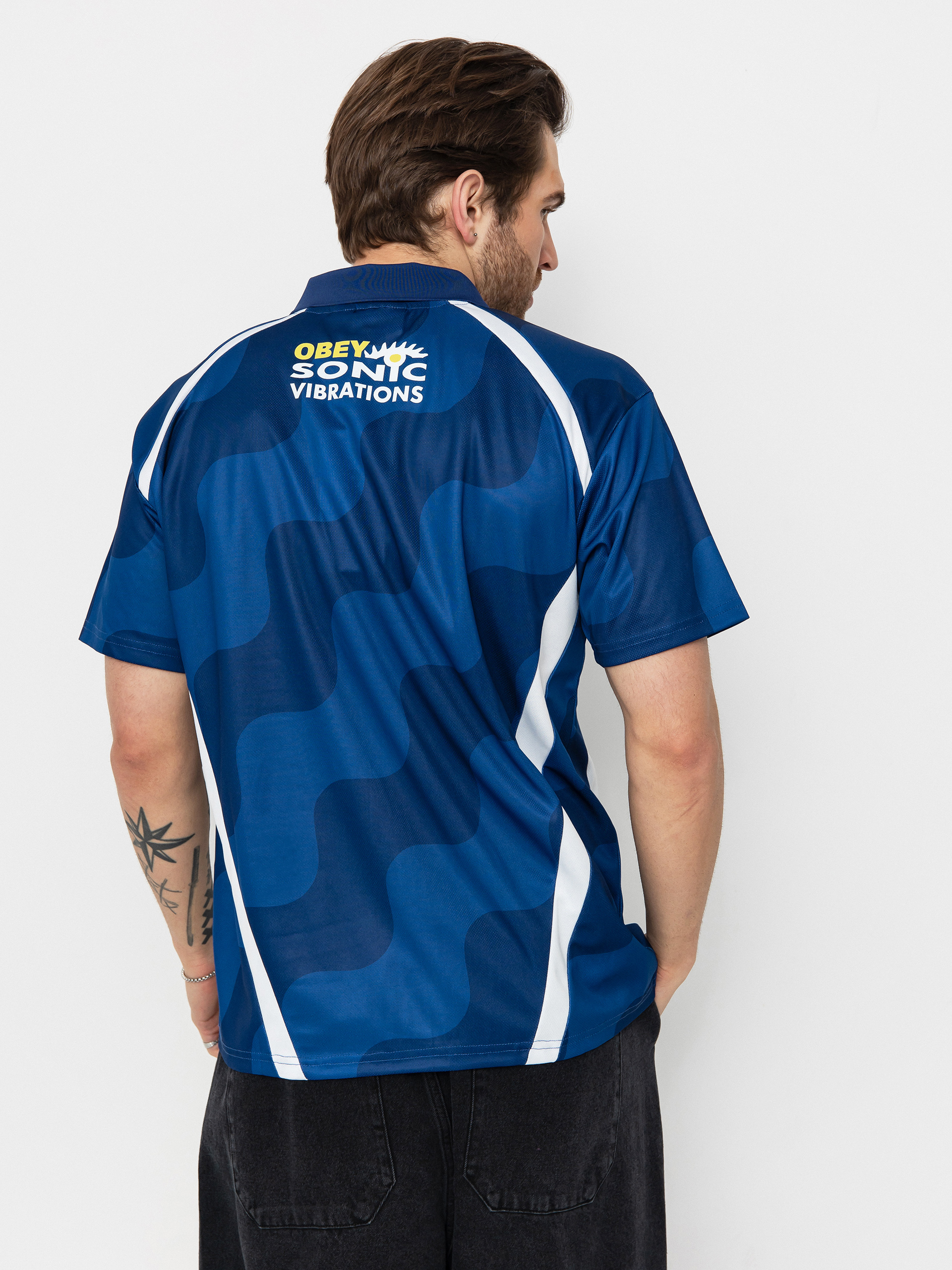 Футболка OBEY Soccer Jersey (blue multi)