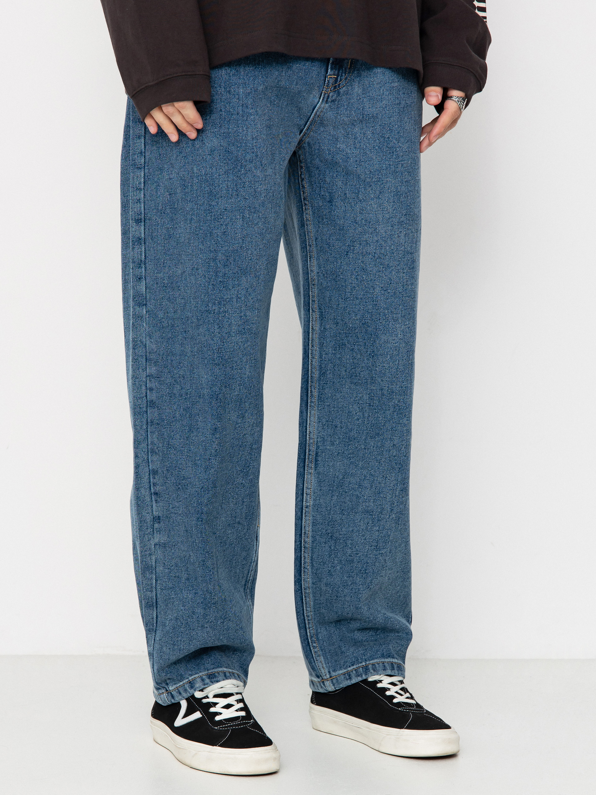 Штани Krooked Eyes Denim Twill Pant (med stone wash)