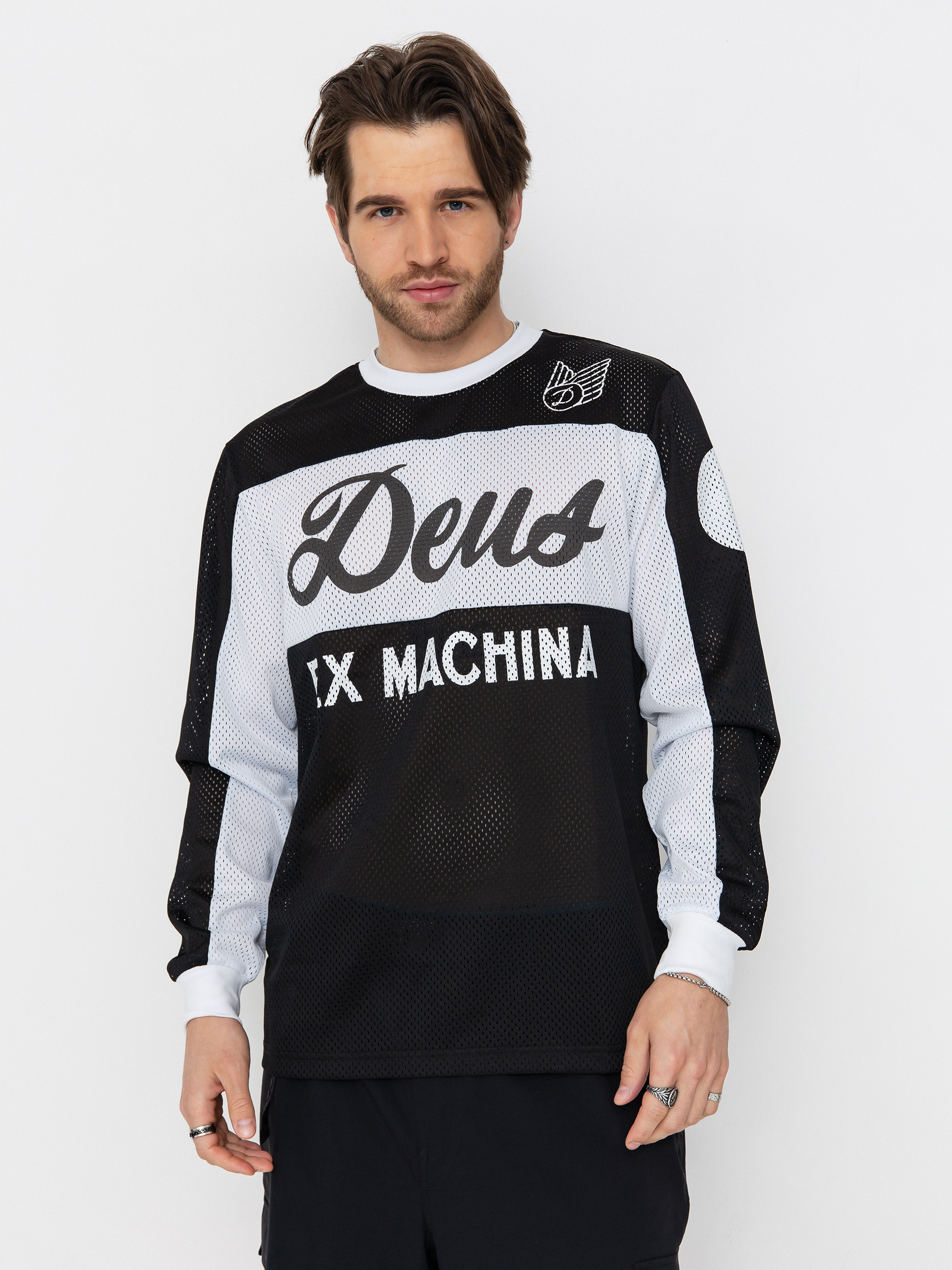 Лонгслів Deus Ex Machina Saber Moto Jersey (black)