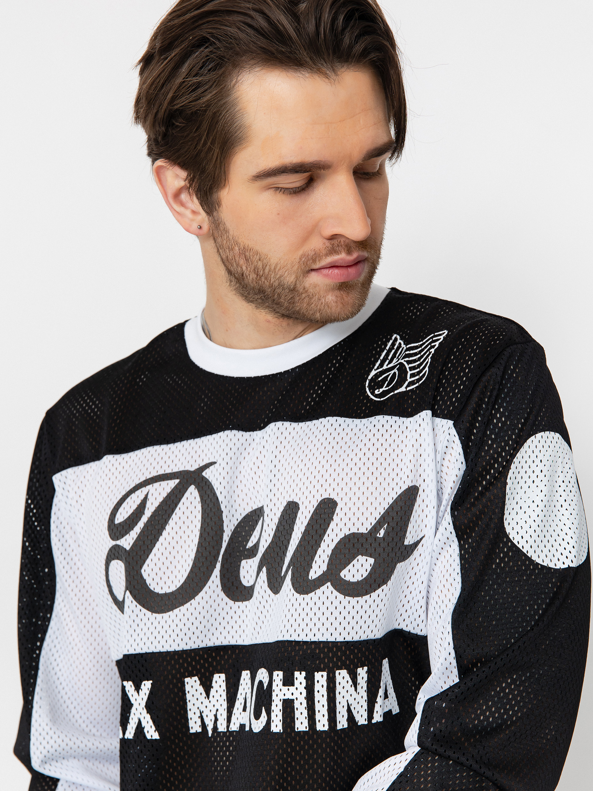 Лонгслів Deus Ex Machina Saber Moto Jersey (black)