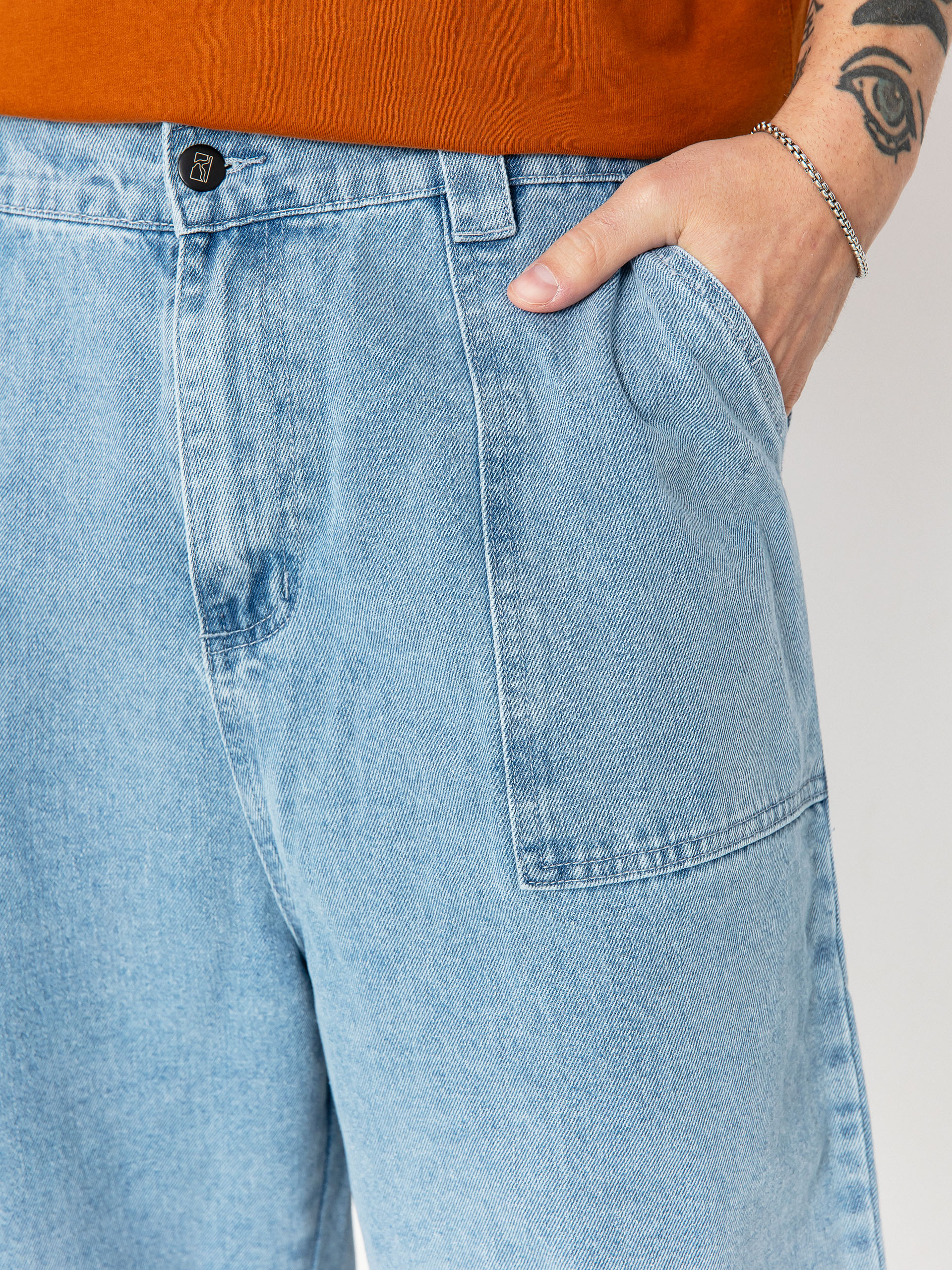 Шорти Poetic Collective Painter (light blue denim)