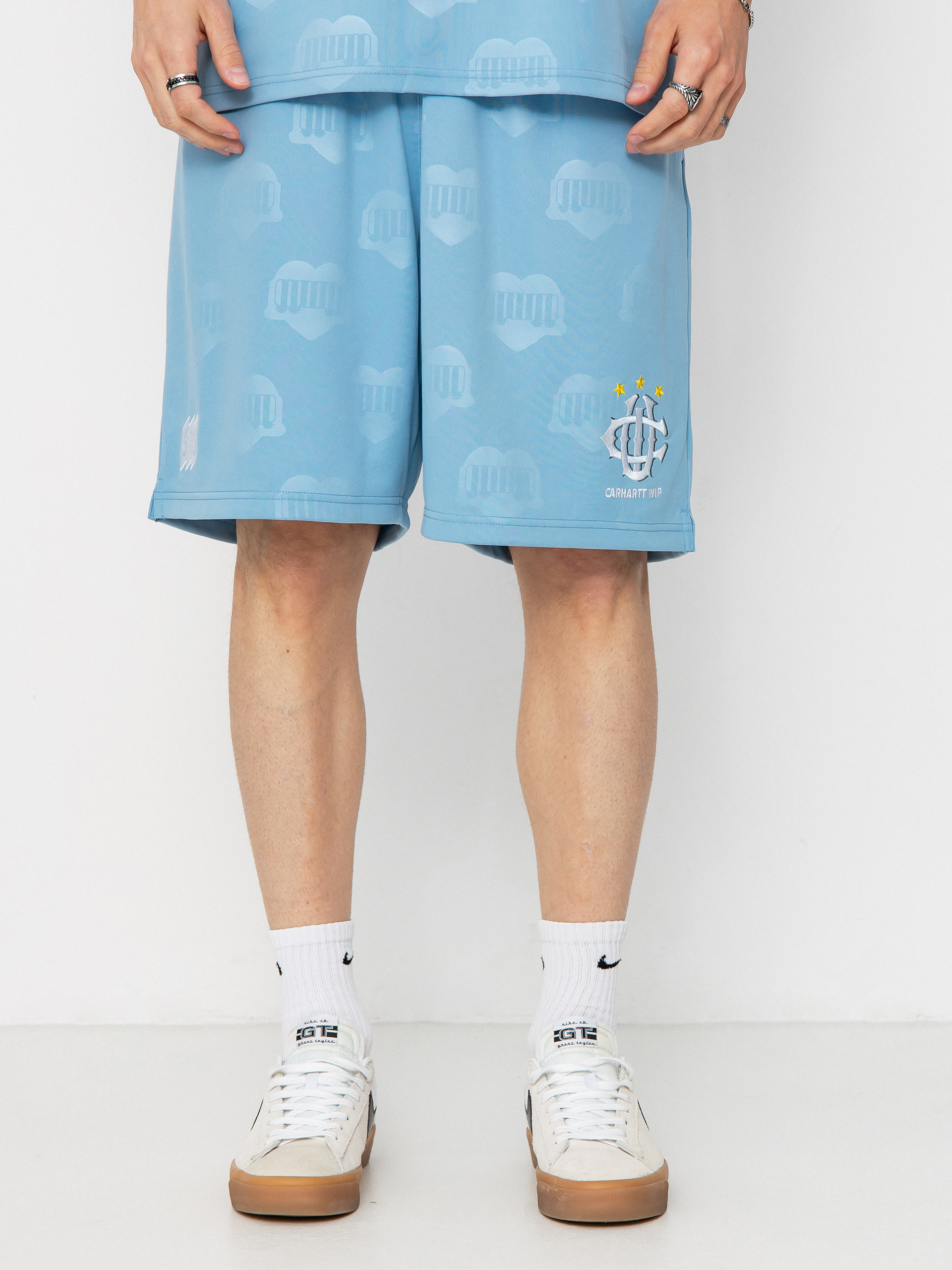 Шорти Carhartt WIP Hartts Football (heart train jacquard/bluebird)