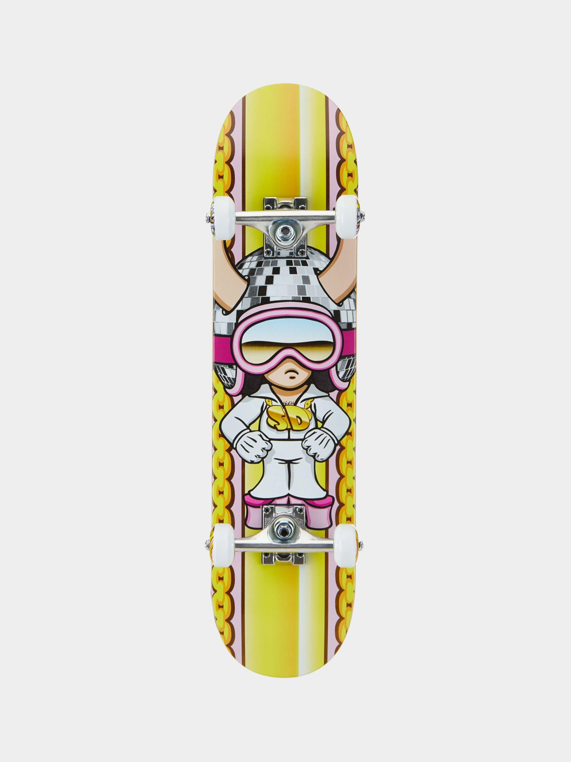 Скейтборд Speed Demons Disco (yellow/pink)