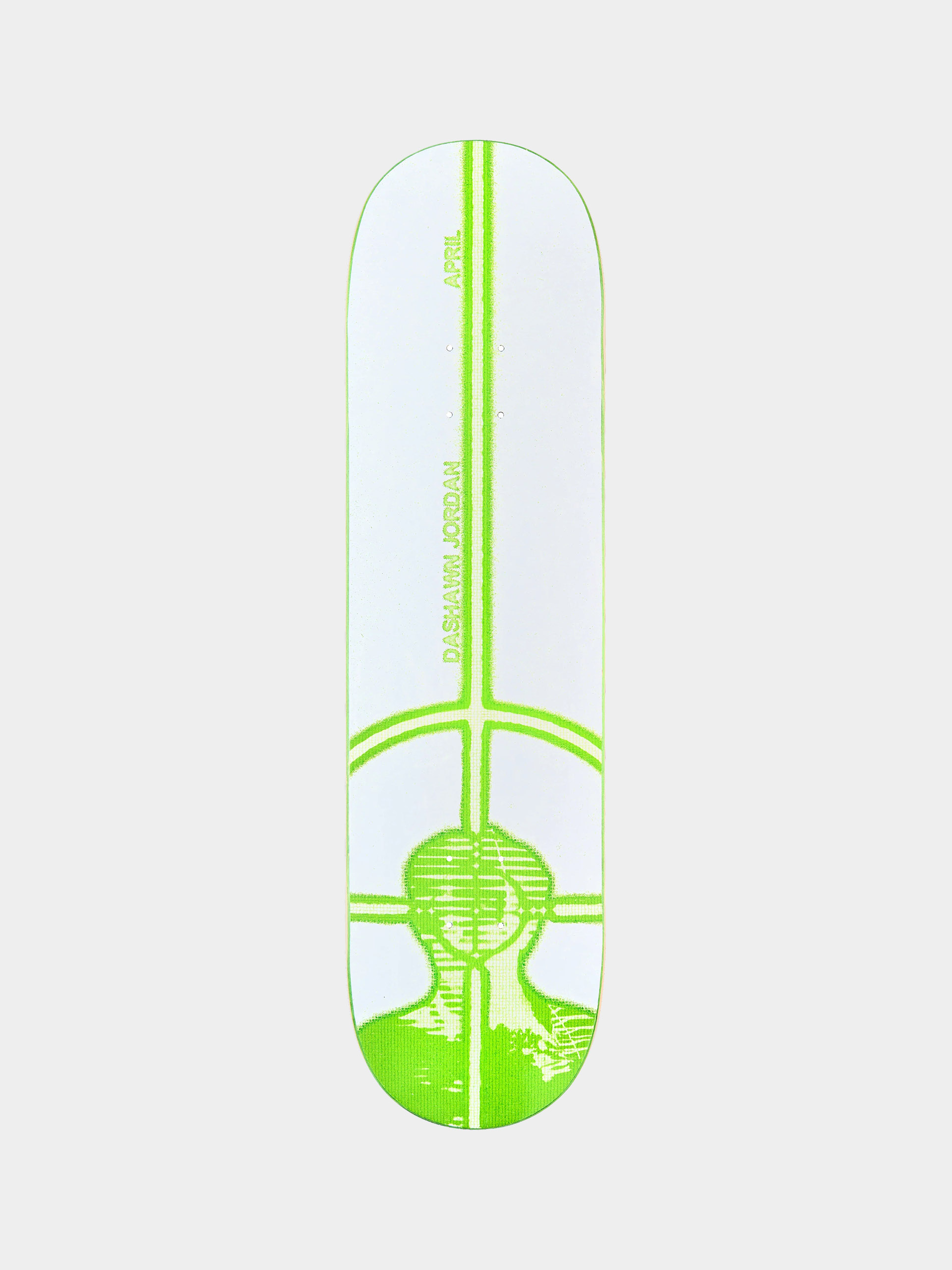 Декa April Skateboards Dashawn Aim (white/green)