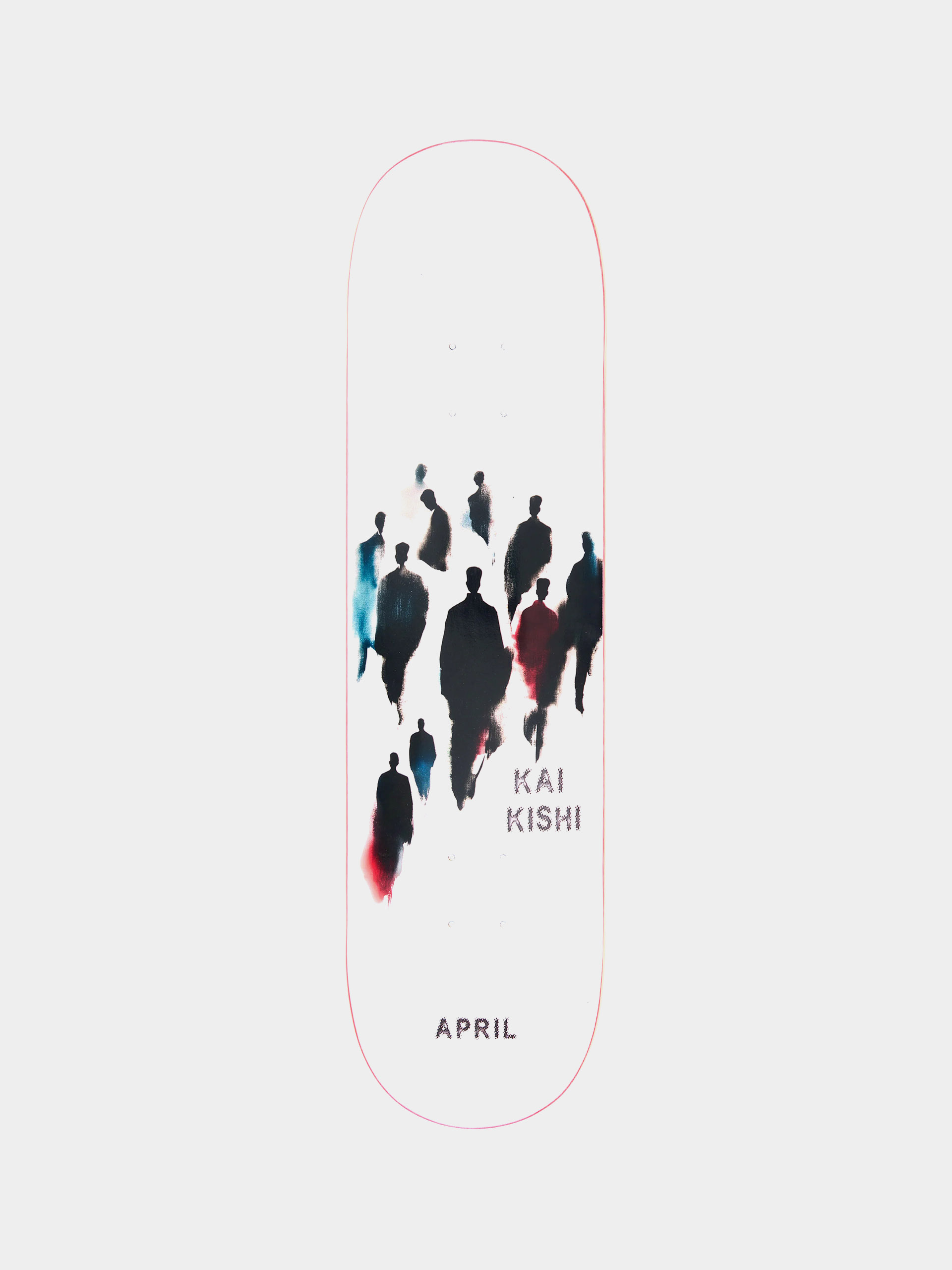 Декa April Skateboards Kai Figures (white)