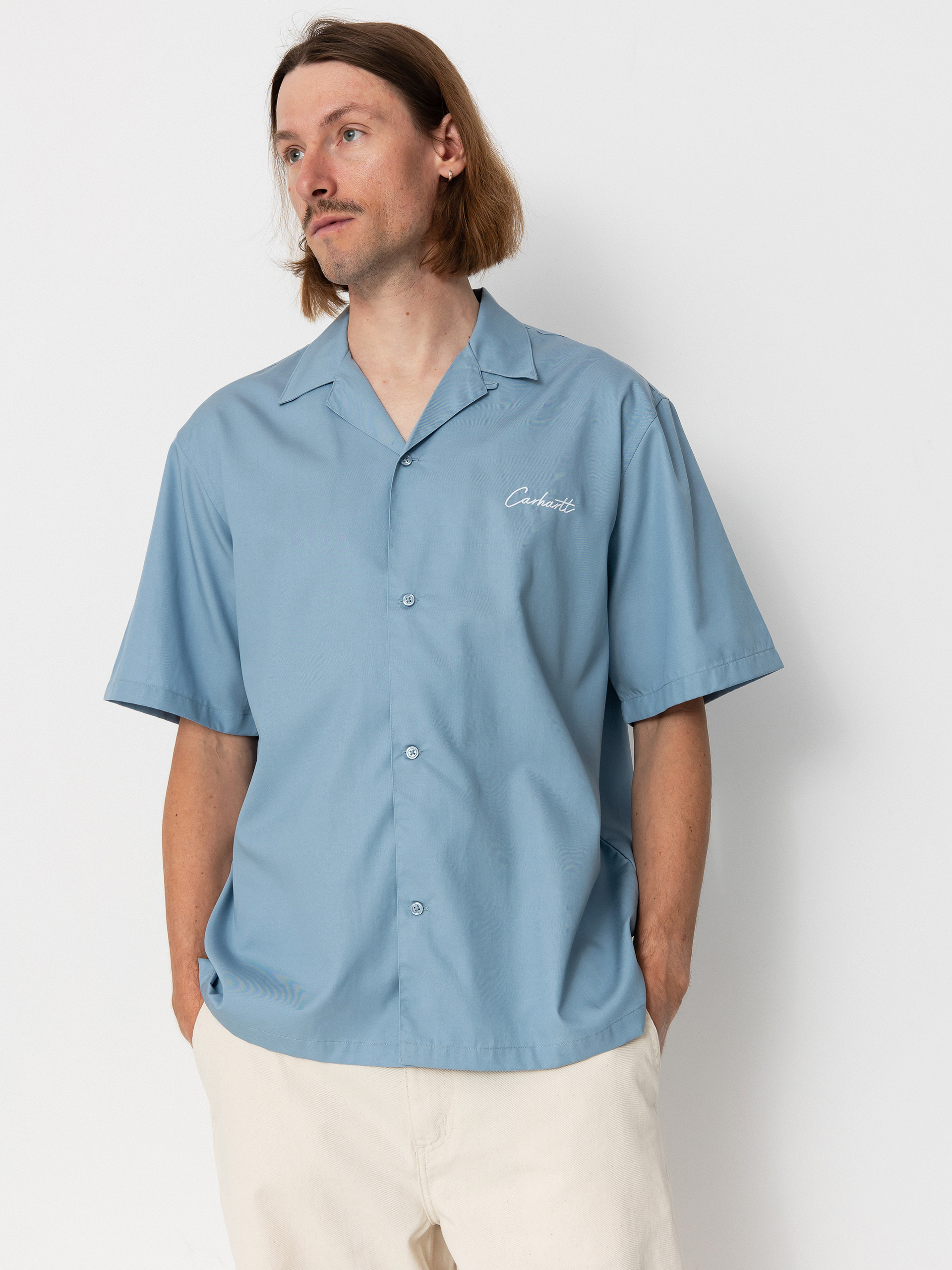 Сорочка Carhartt WIP Delray (frosted blue/white)